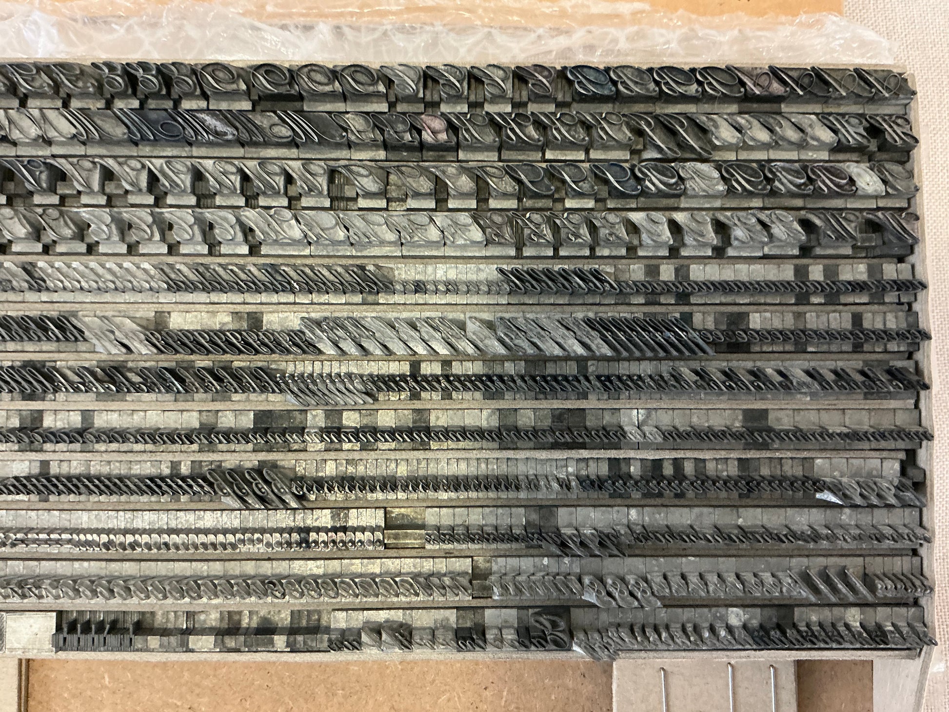 20 pt Artist Lettertype Letterpress Printing Box details