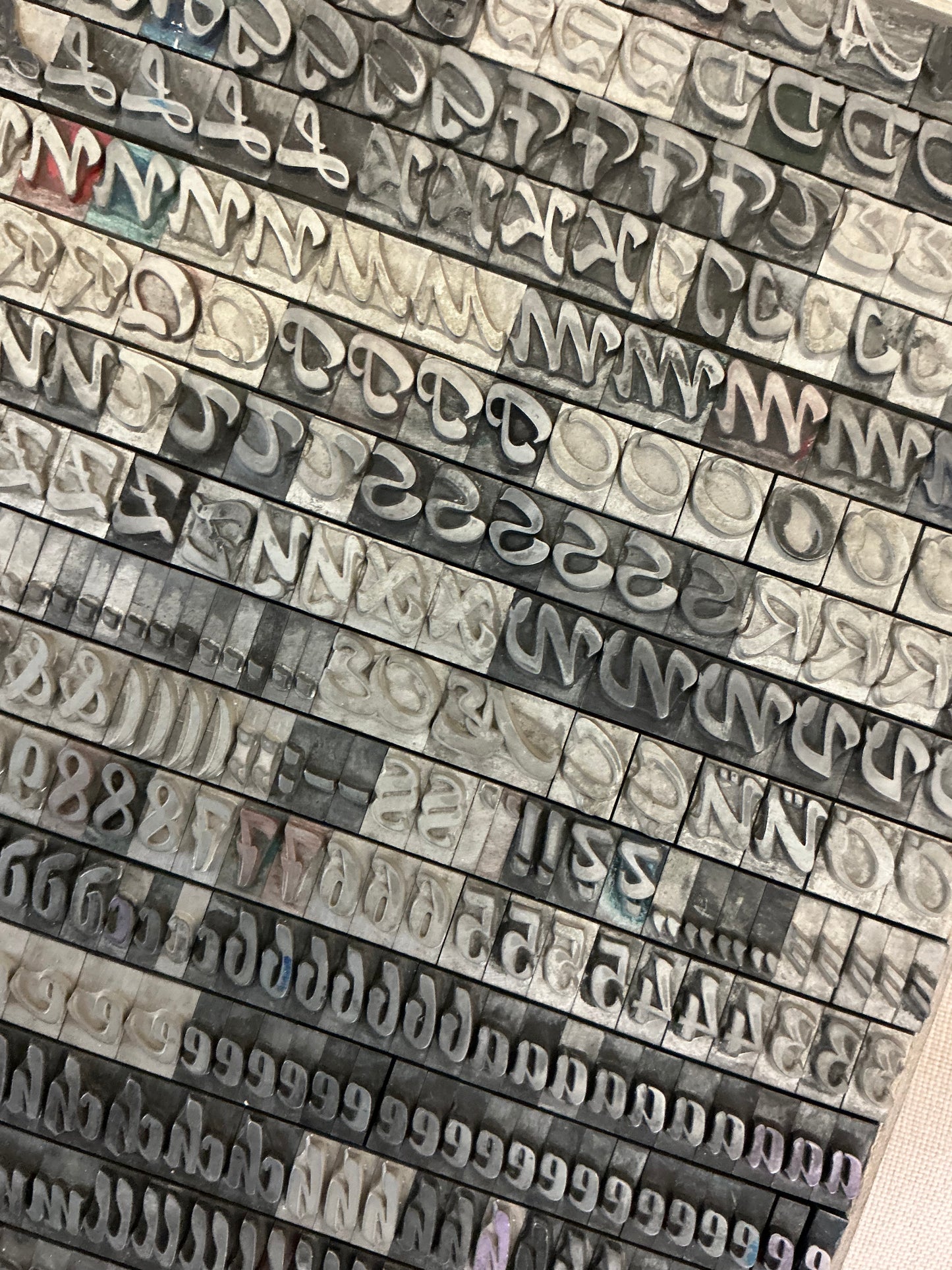 28pt Impuls Lettertype Letterpress Printing heavy set details
