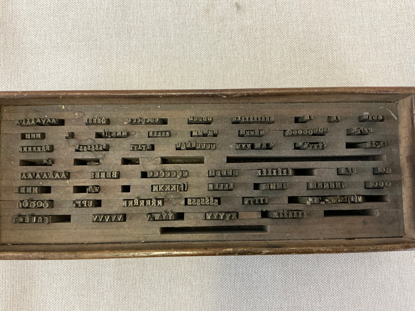 2 in 1 Rare Hot stamping brass letterpress mini letters 2.4mm and 3.0mm