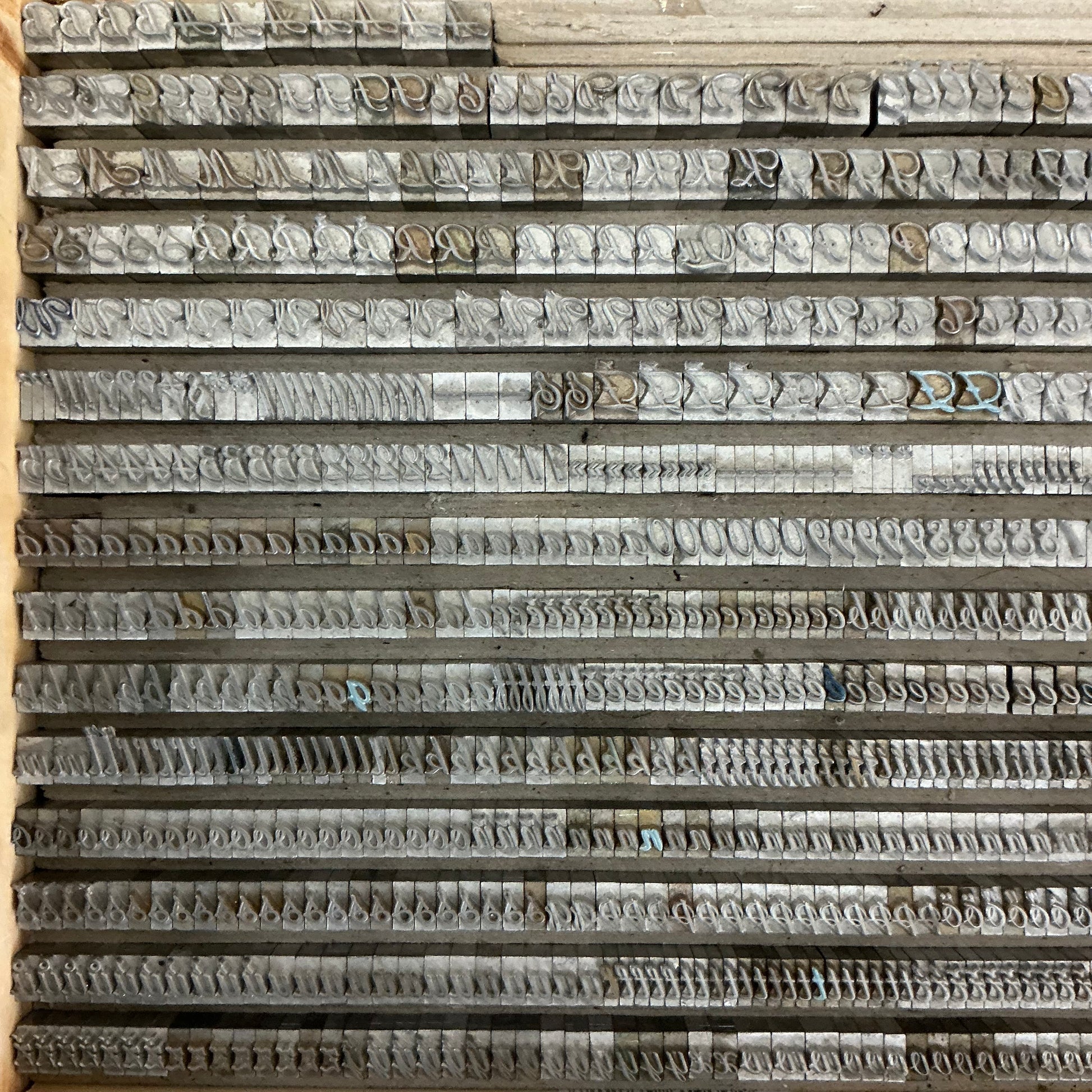 6mm / 0.236” Lettertype set Artist Handwriting Wedding