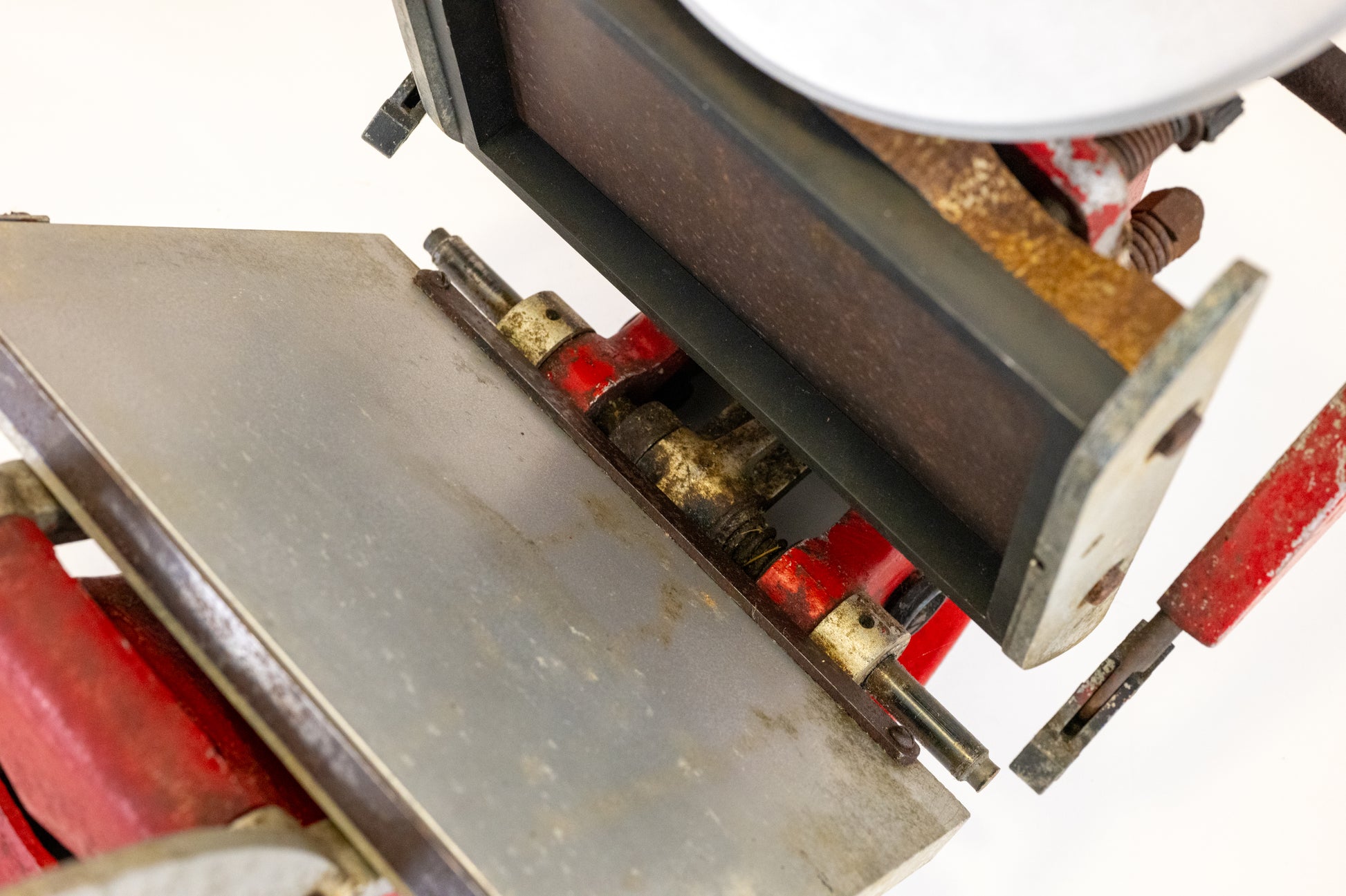 Close look detail on Adana Eight Five 8 x 5 Letterpress Printing Press Machine