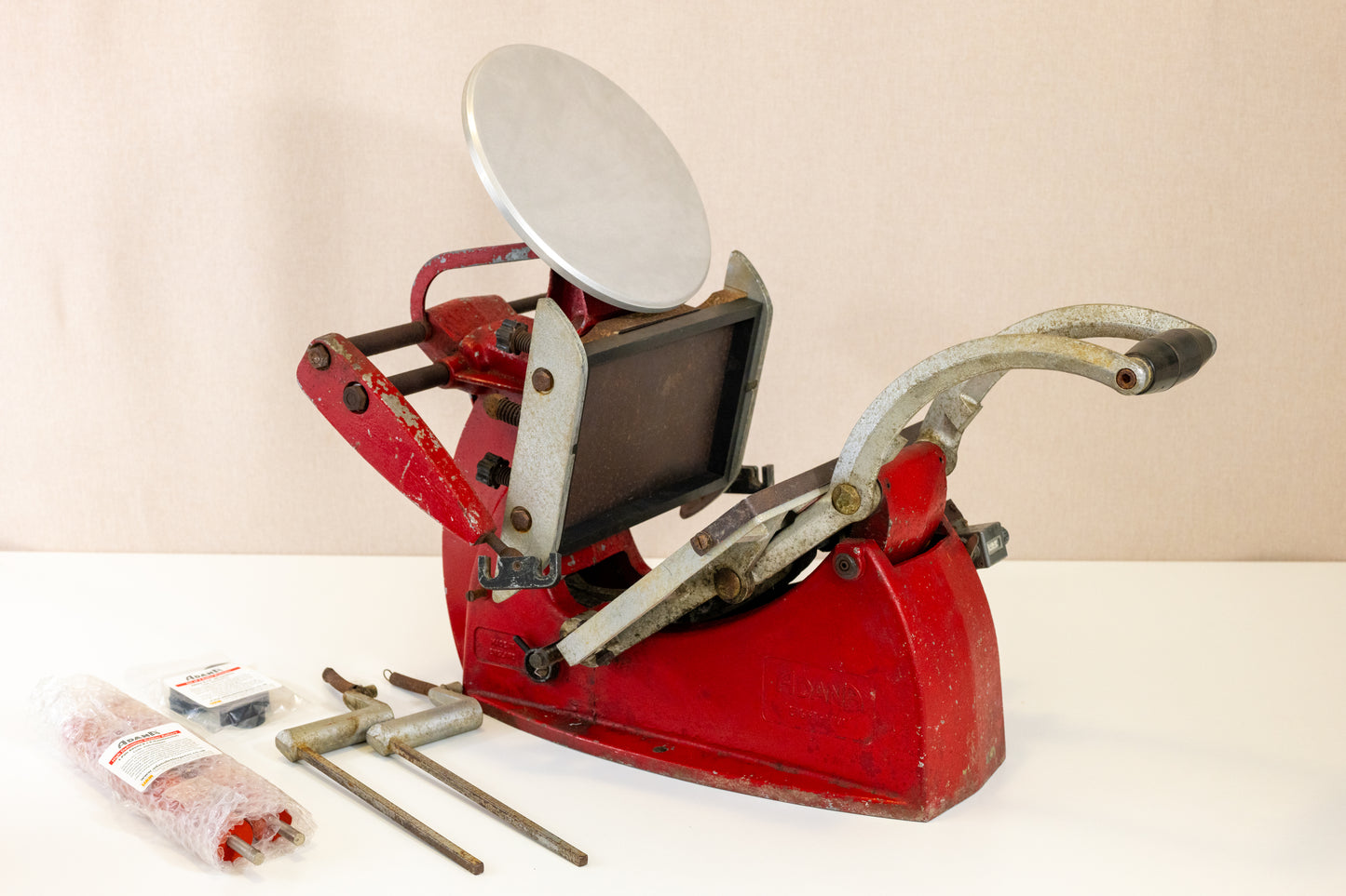 Adana Eight Five 8 x 5 Letterpress Printing Press Machine Set