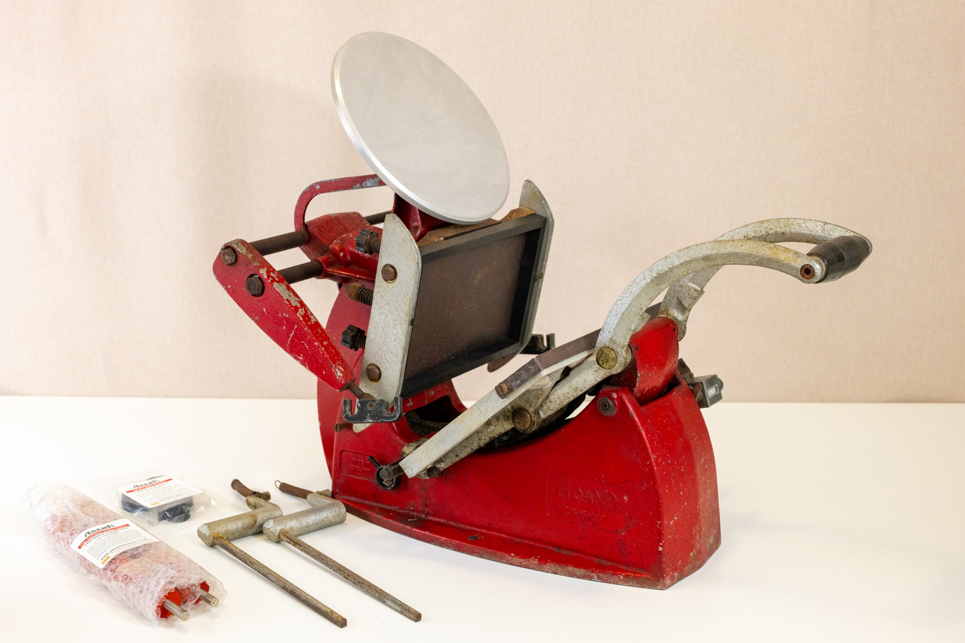 Adana Eight Five 8 x 5 Letterpress Printing Press Machine Set