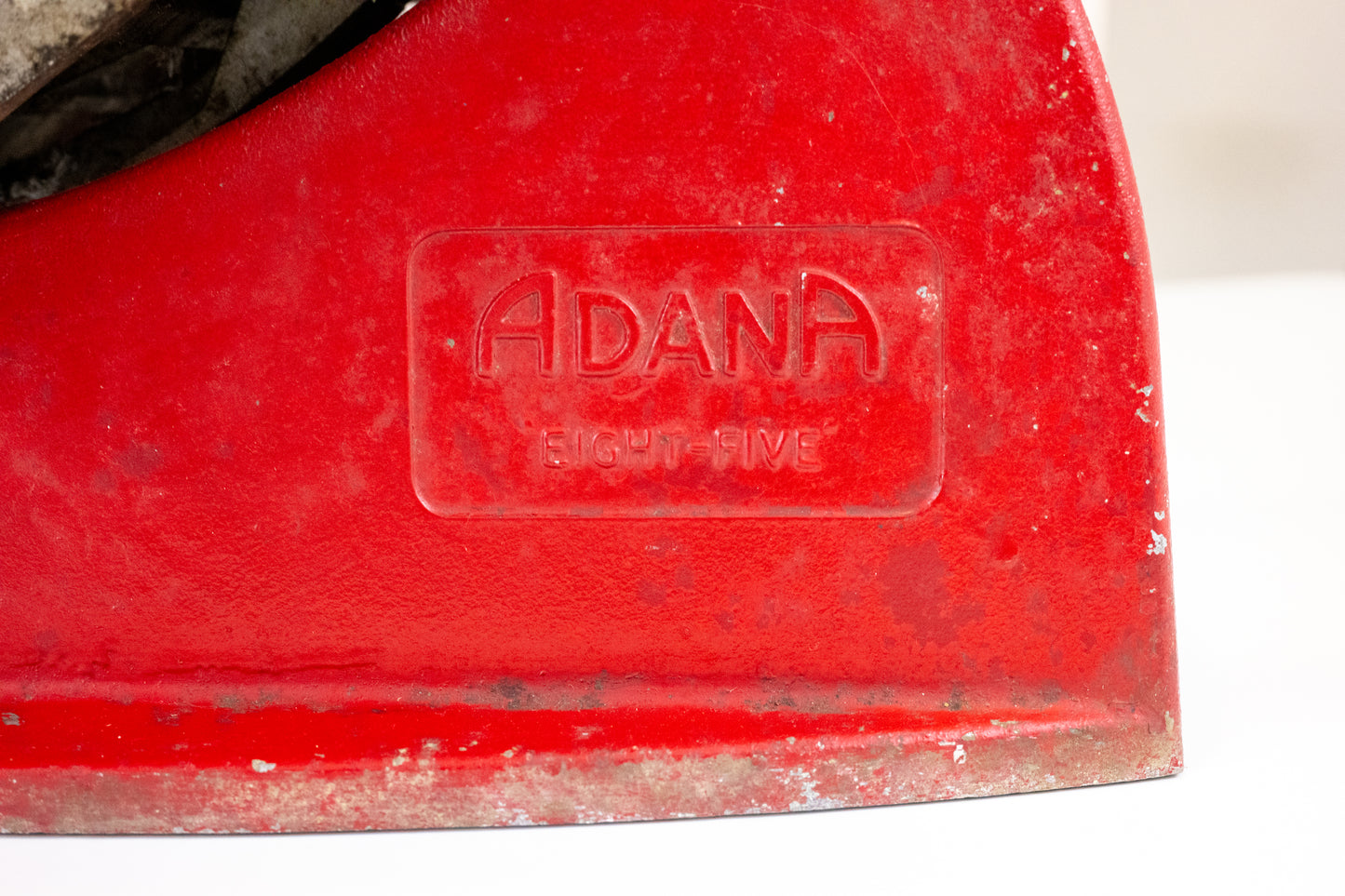 Adana Eight Five 8 x 5 Letterpress Printing Press Machine Side Mark Logo