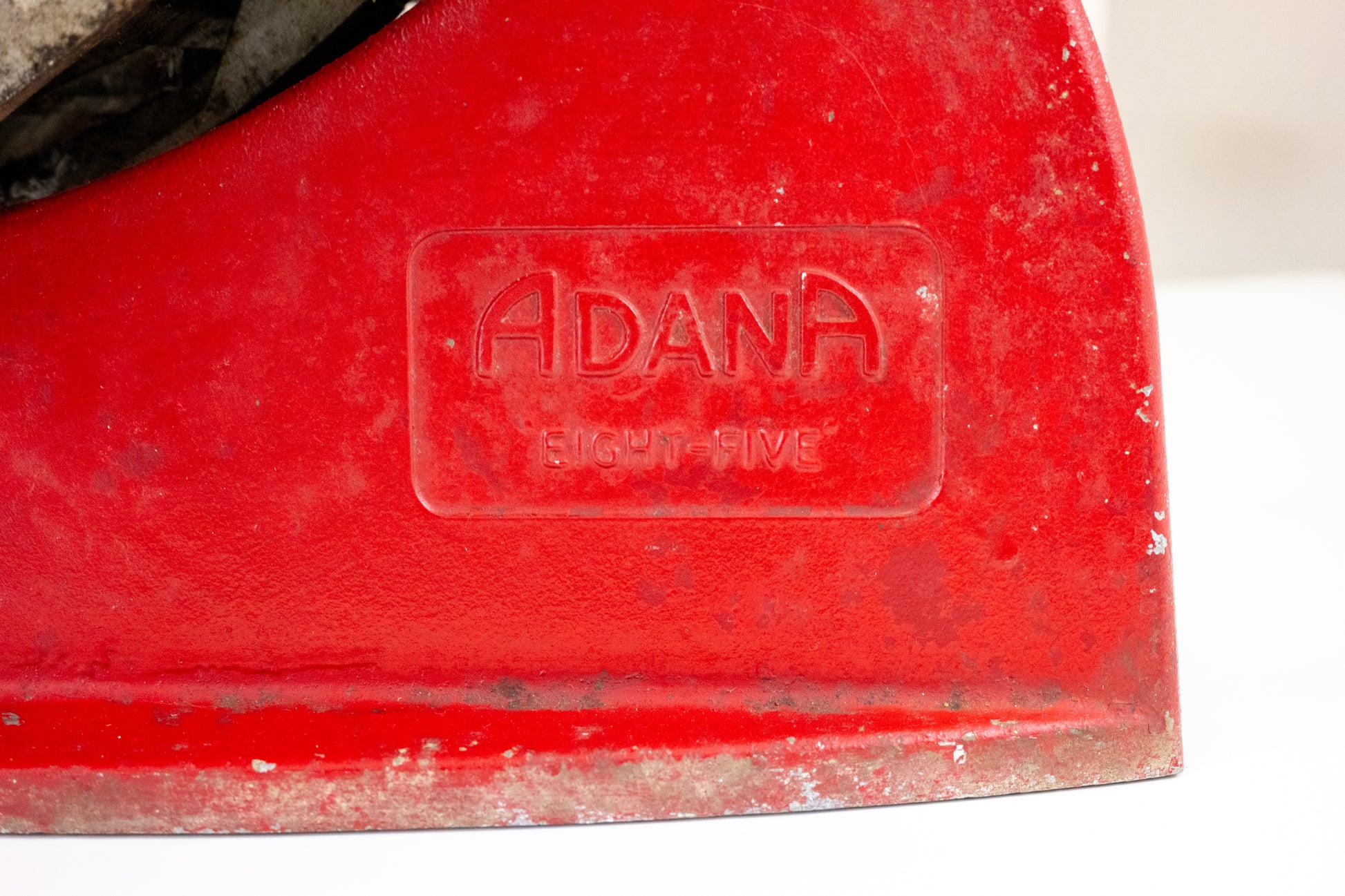 Adana Eight Five 8 x 5 Letterpress Printing Press Machine Side Mark Logo