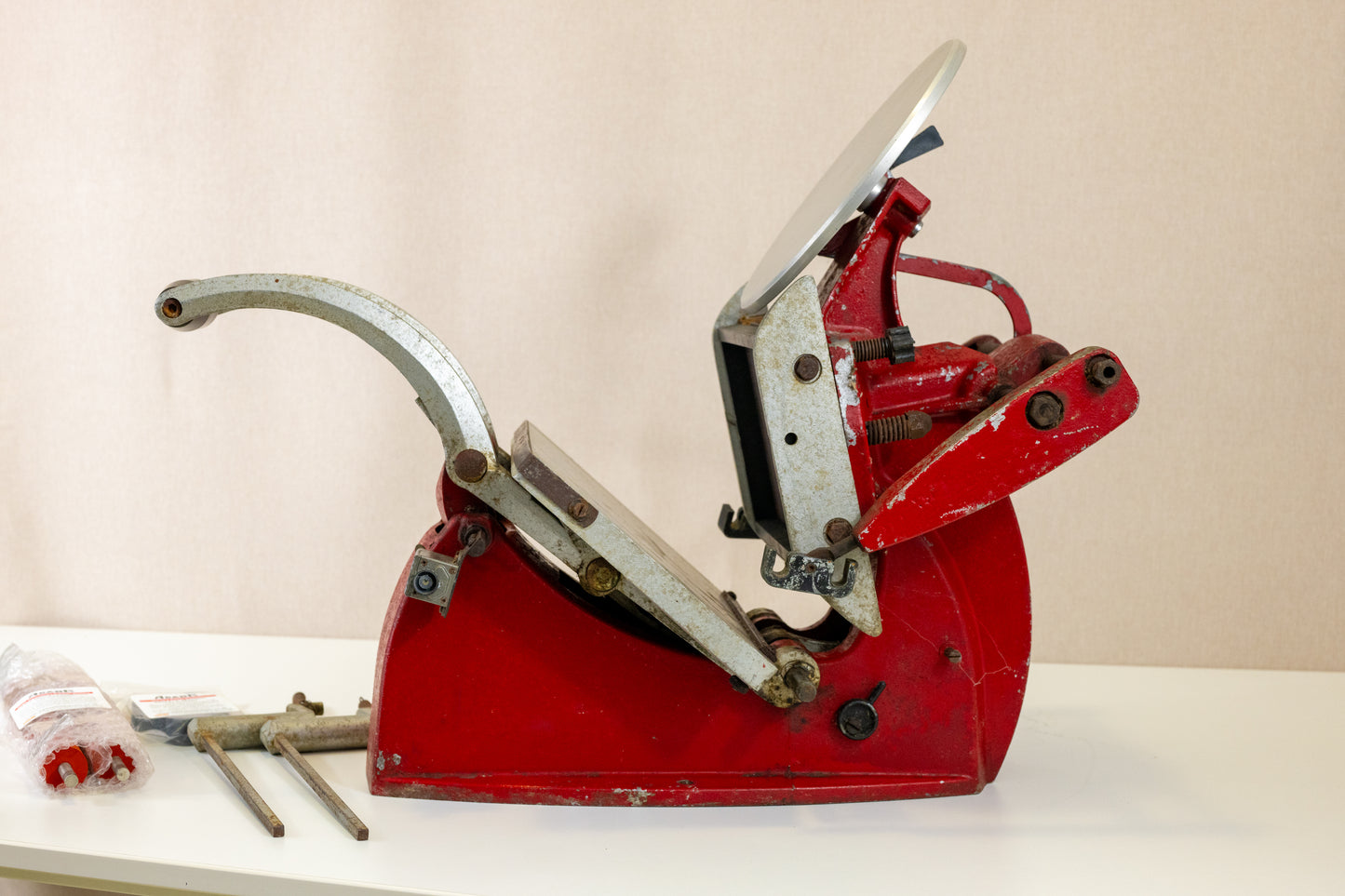 Adana Eight Five 8 x 5 Side View Letterpress Printing Press Machine