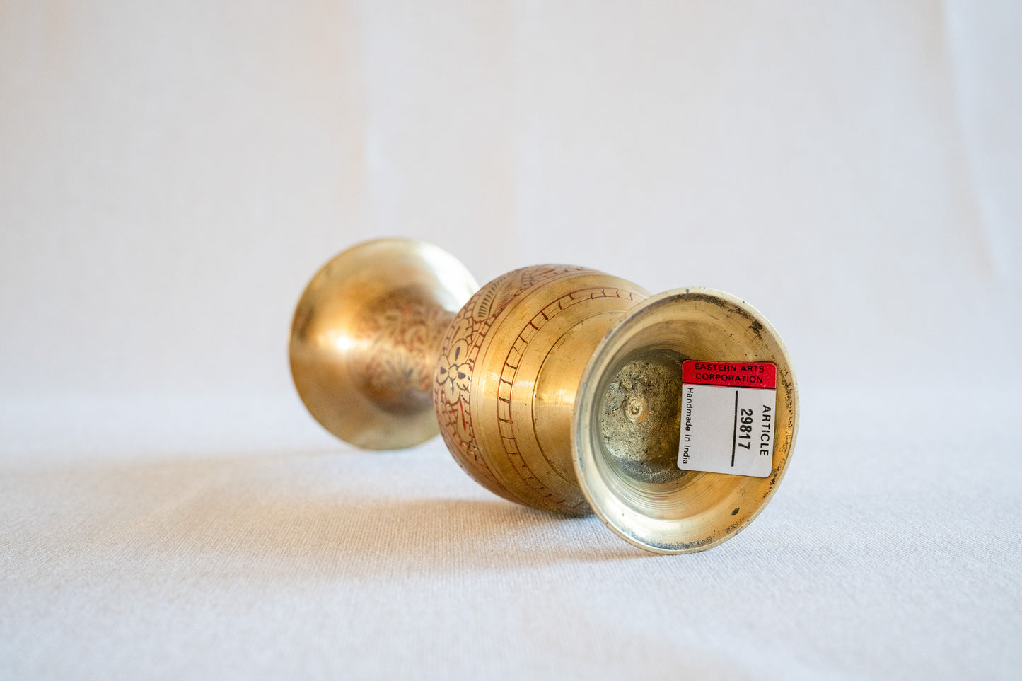 Brass Indian Vase bottom view