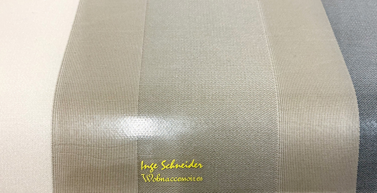 Folding Side Table in Acrylic Glass by Inge Schneider Logo Mark