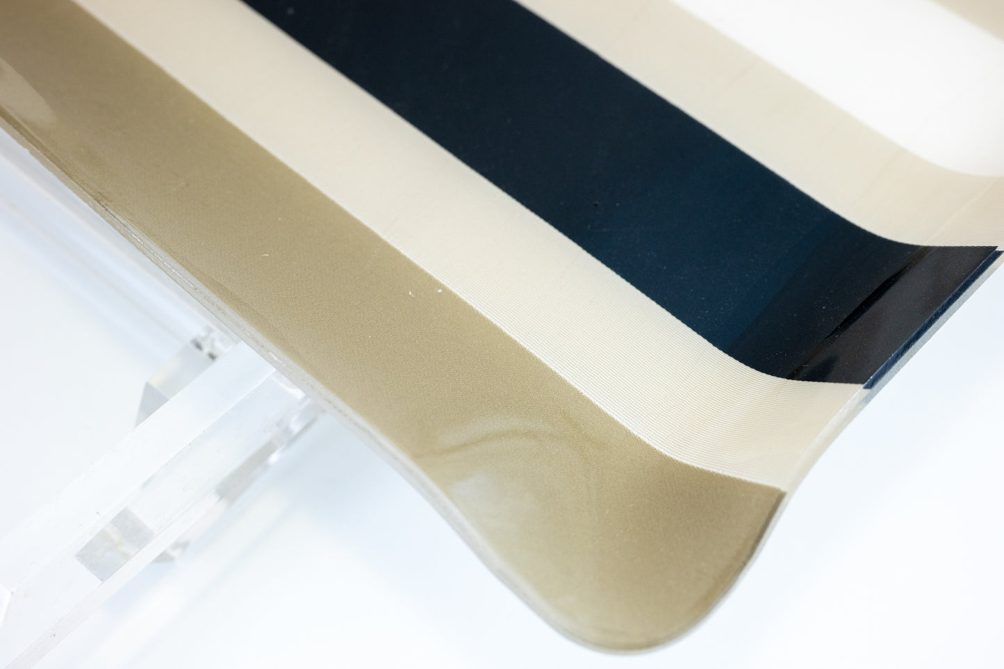 Folding Side Table in Acrylic Glass by Inge Schneider Corner