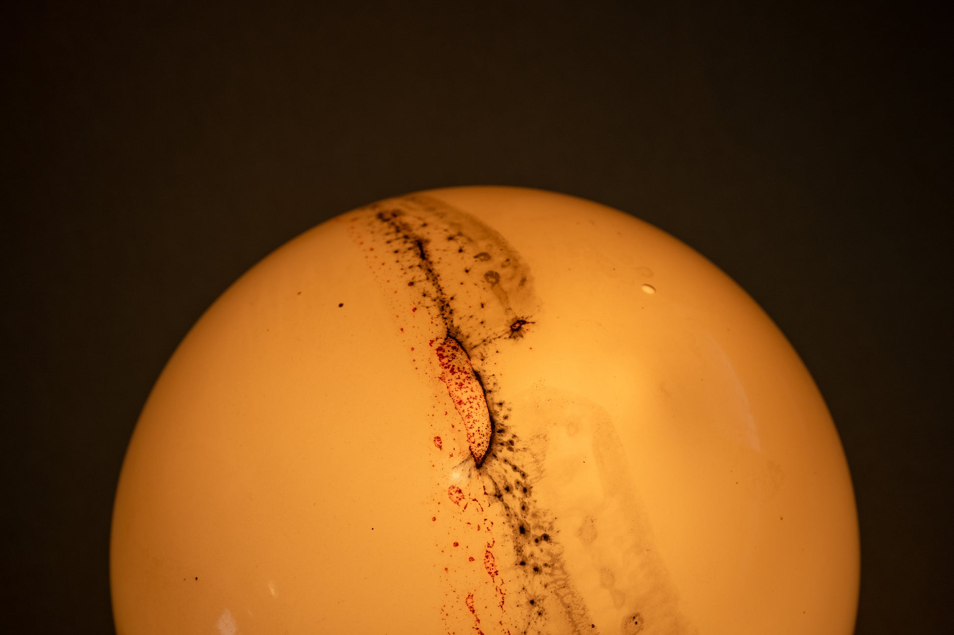 Peill & Putzler Mushroom table lamp , 1970’s Petit Top Light Damages