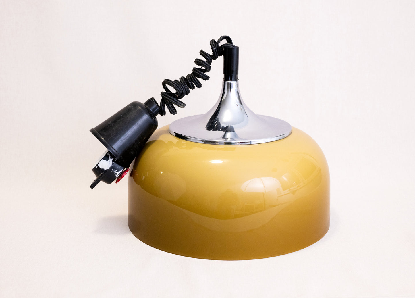 Pendant Meblo Lamp Light Designed by Harvey Guzzini Brown Orange View