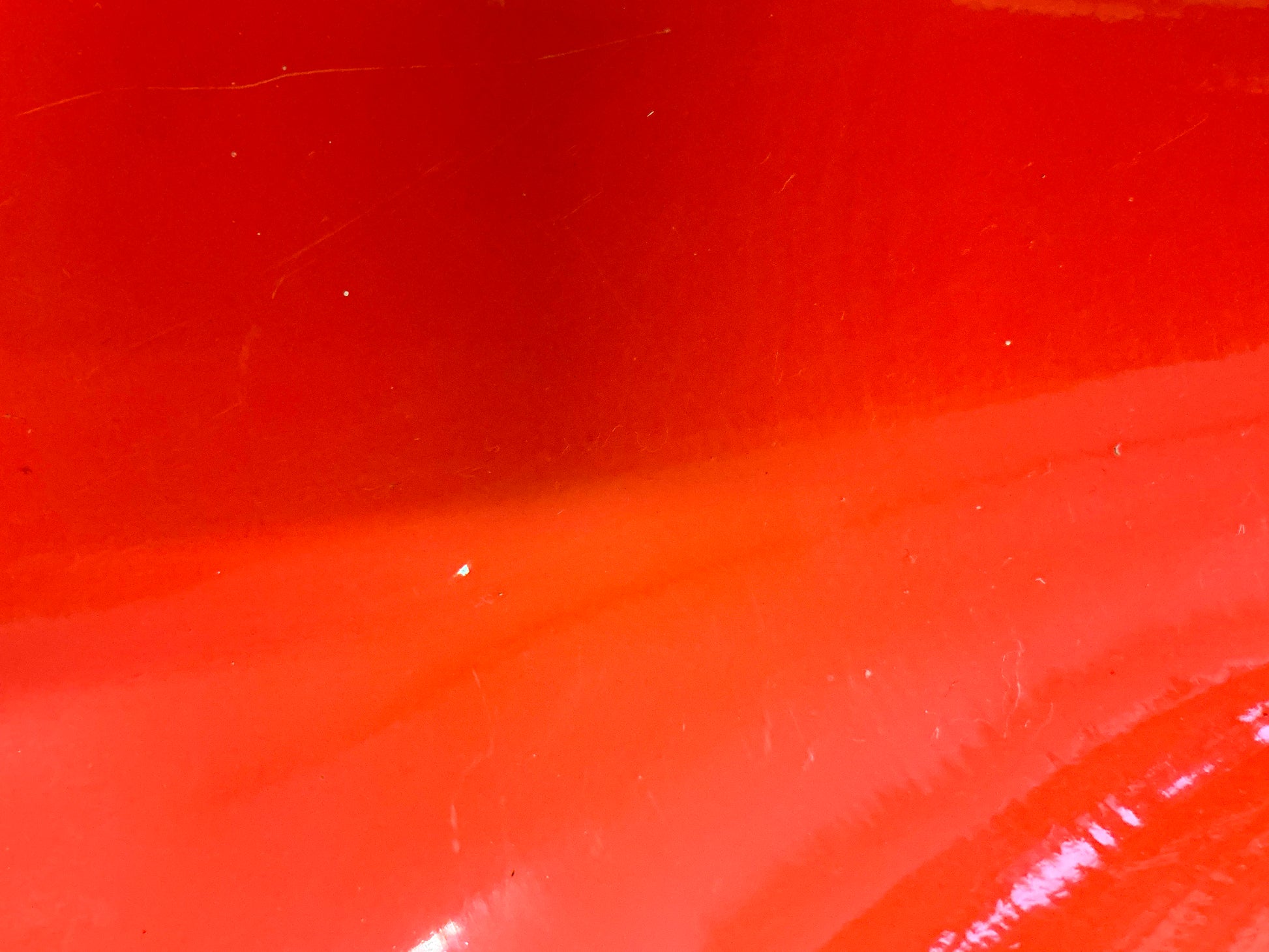 Red UFO lamp Polam Pila Color Scratch Dots