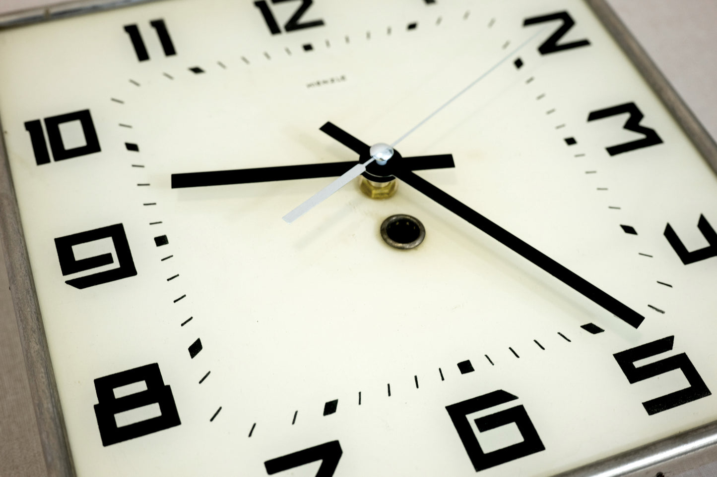 Side View Wall Clock Kienzle Art Deco Bauhaus German