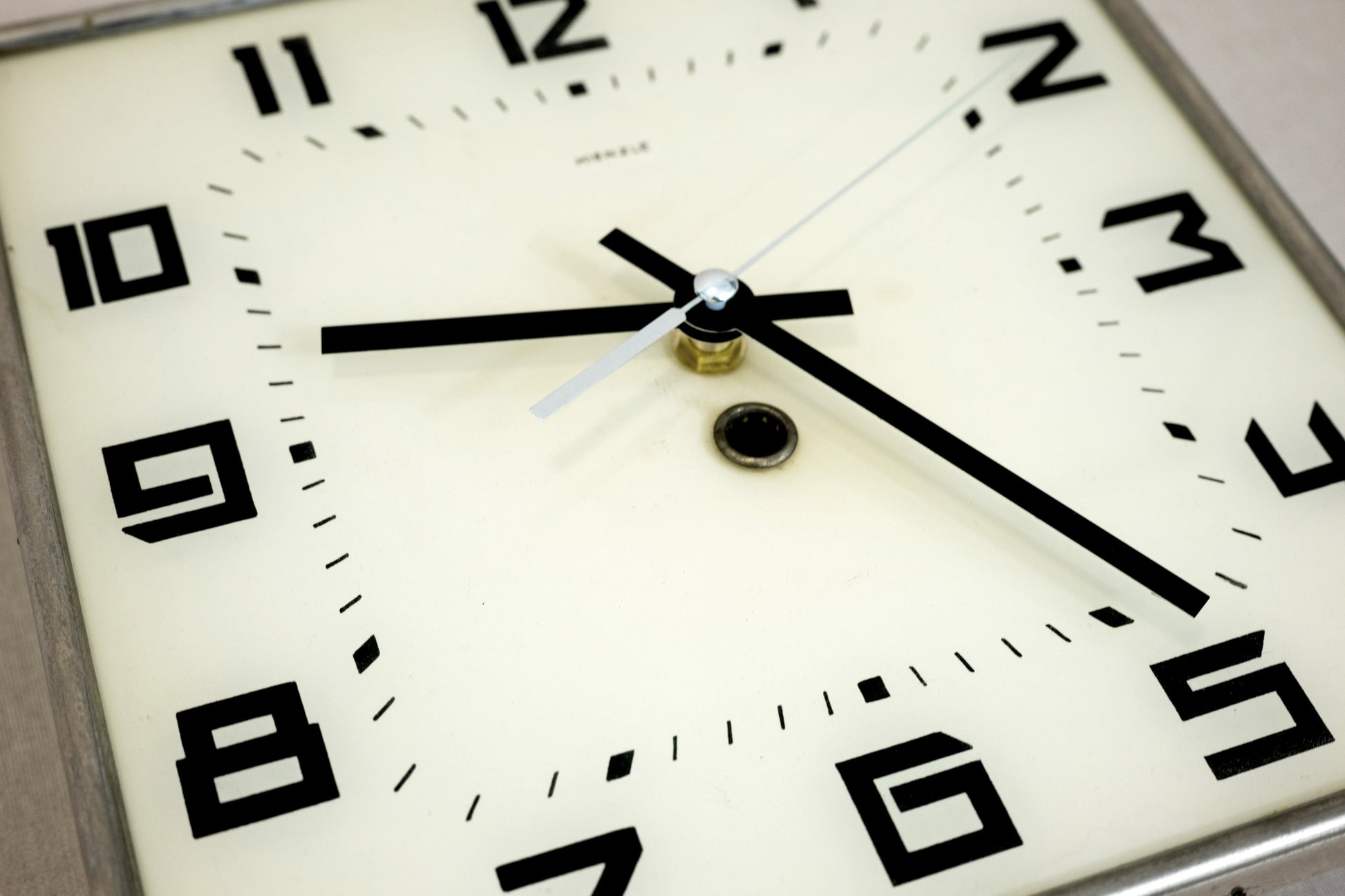 Side View Wall Clock Kienzle Art Deco Bauhaus German