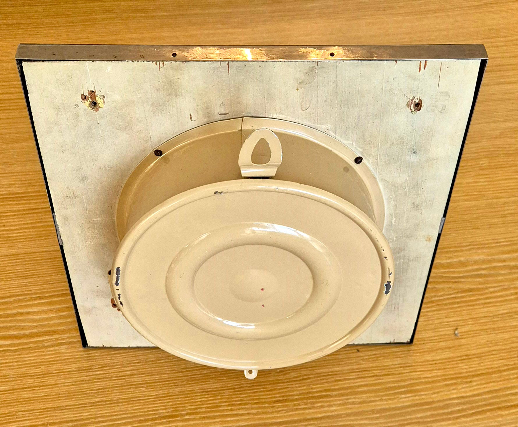 Wall Clock Kienzle Art Deco Bauhaus German Back View