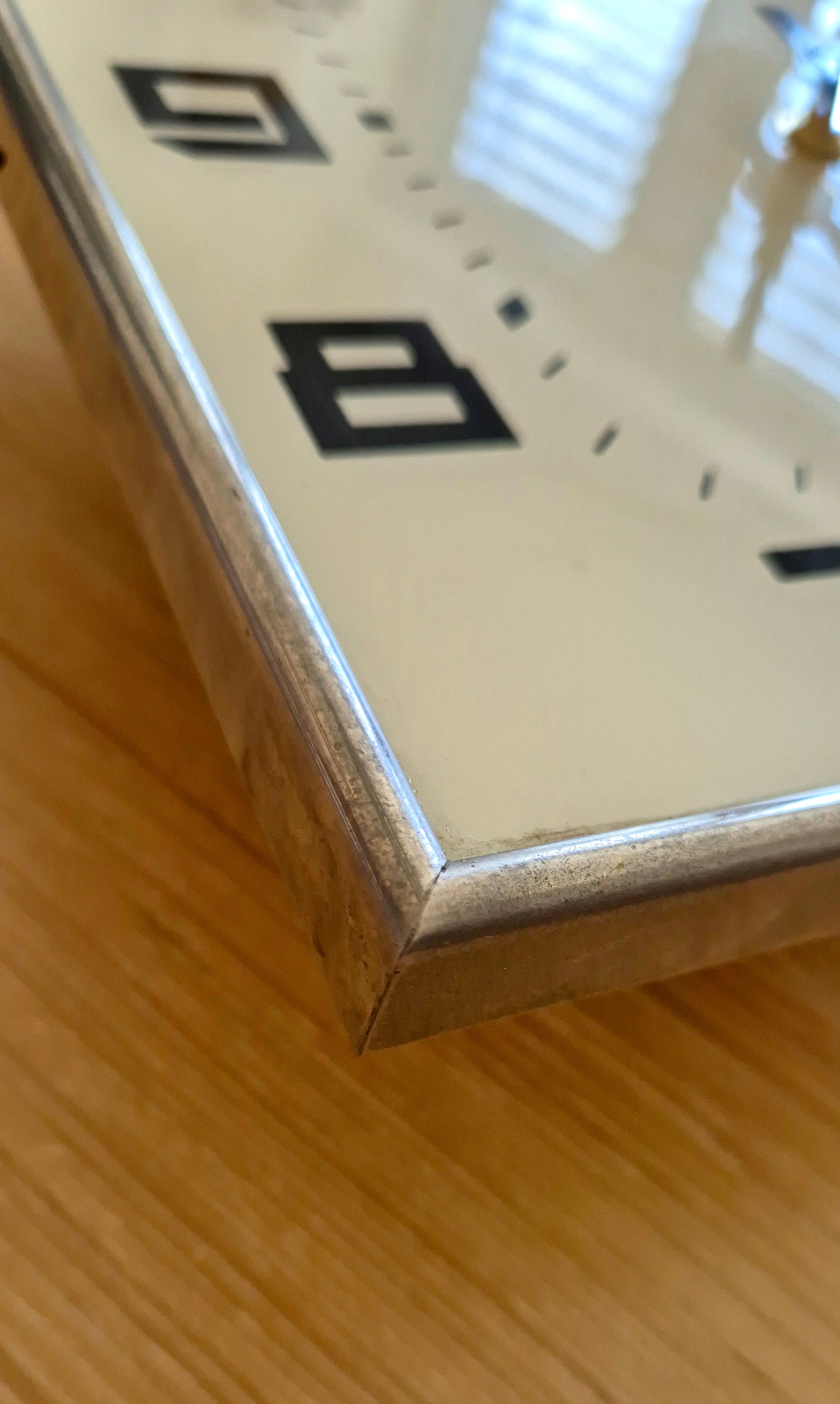 Wall Clock Kienzle Art Deco Bauhaus German Digits numbers