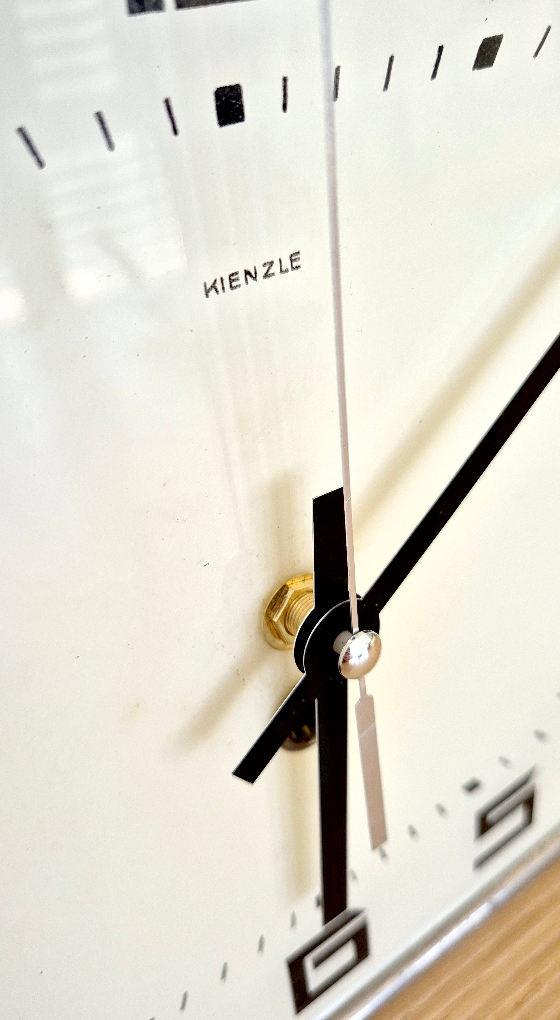 Wall Clock Kienzle Art Deco Bauhaus German Logo