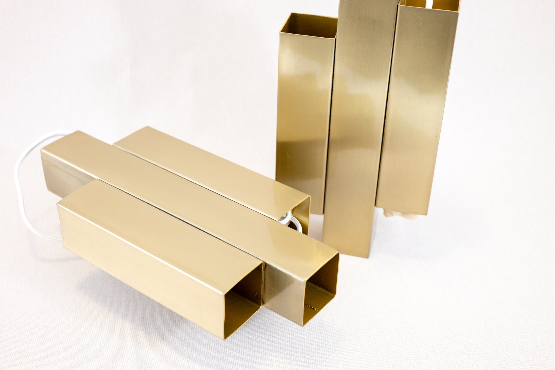 Wall metal lamp H&M Home Gold-coloured pair 4