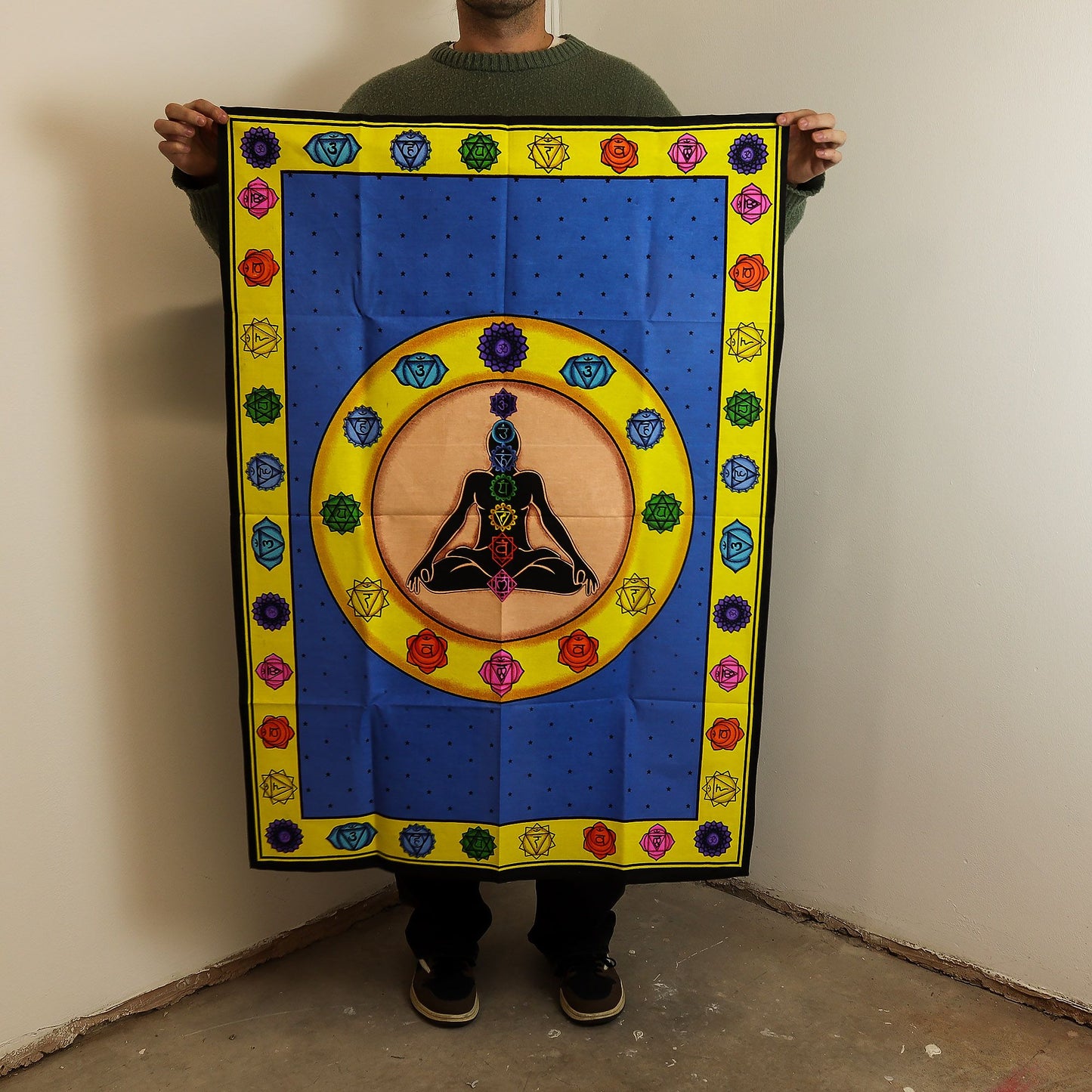 Cotton Wall Art (70x110cm) - Chakra Fibrant