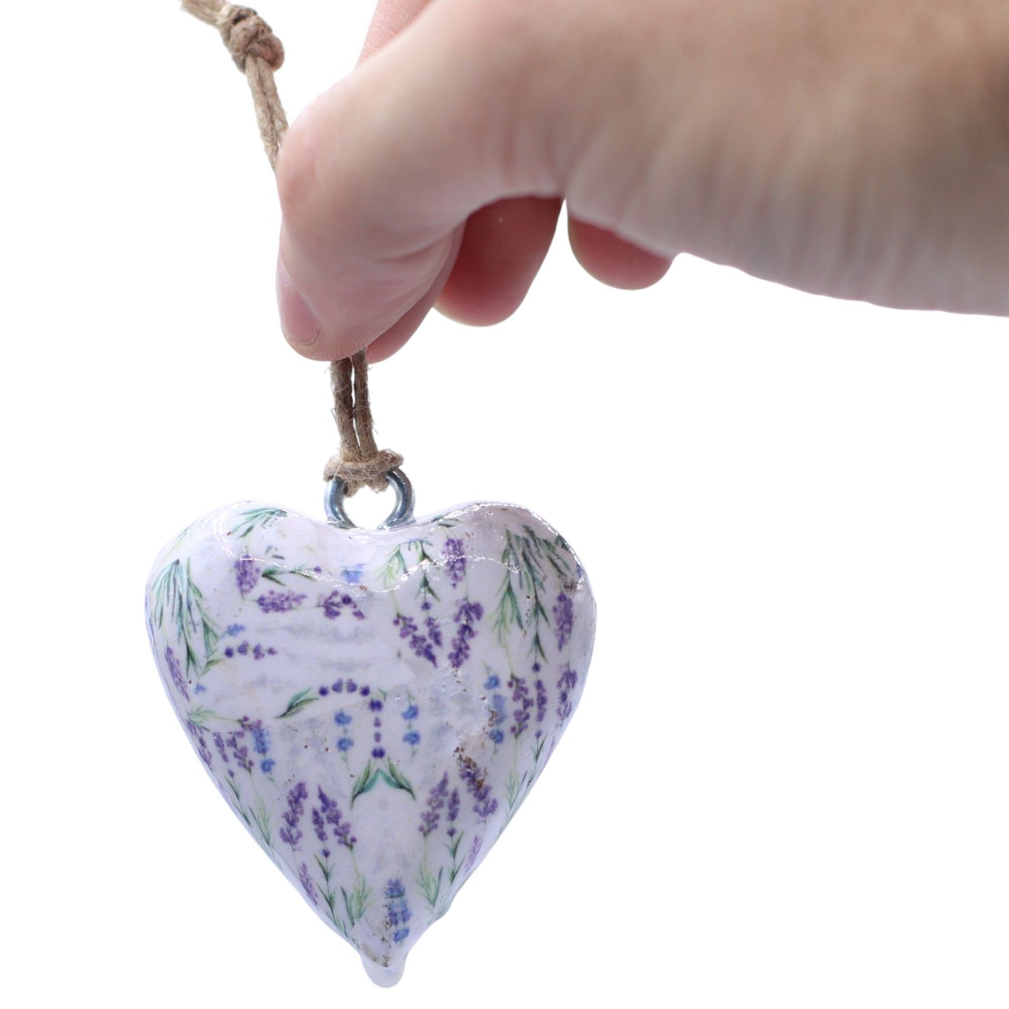 Large Decor Wood Hearts - Lavender