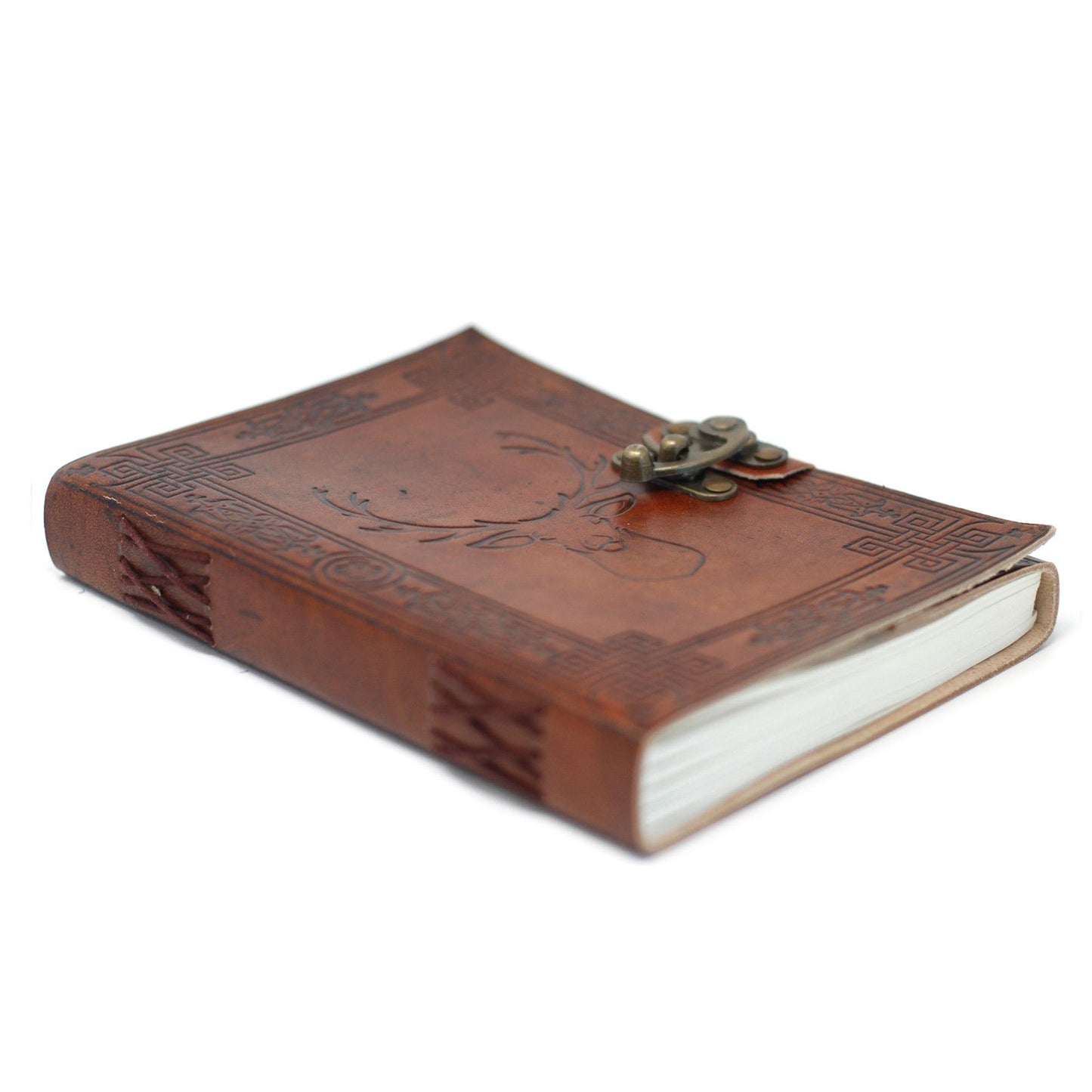 Leather Stag Notebook (20x15 cm)