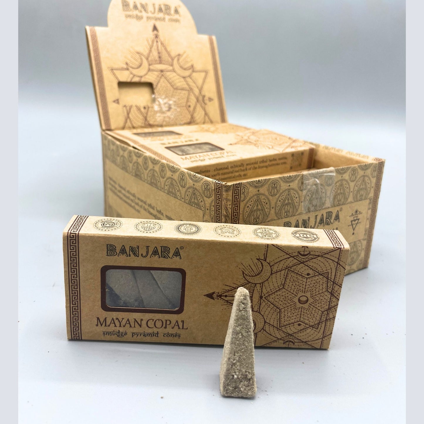 Banjara Smudge Pyramid Cones - Mayan Copal