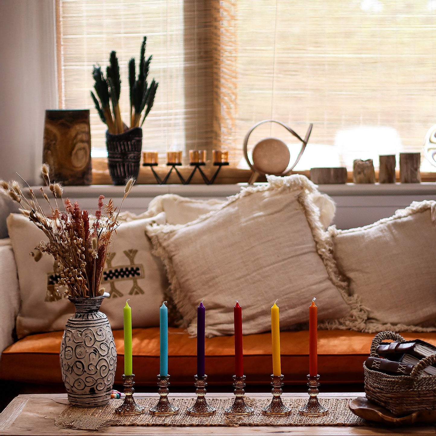 Black Dinner Candle