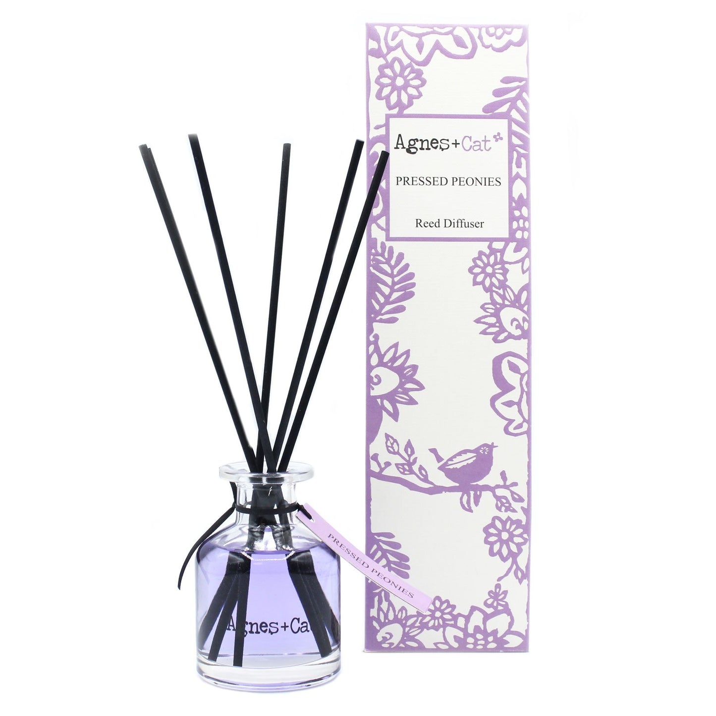Difuzér s tyčinkami 140 ml - lisovaná pivonka