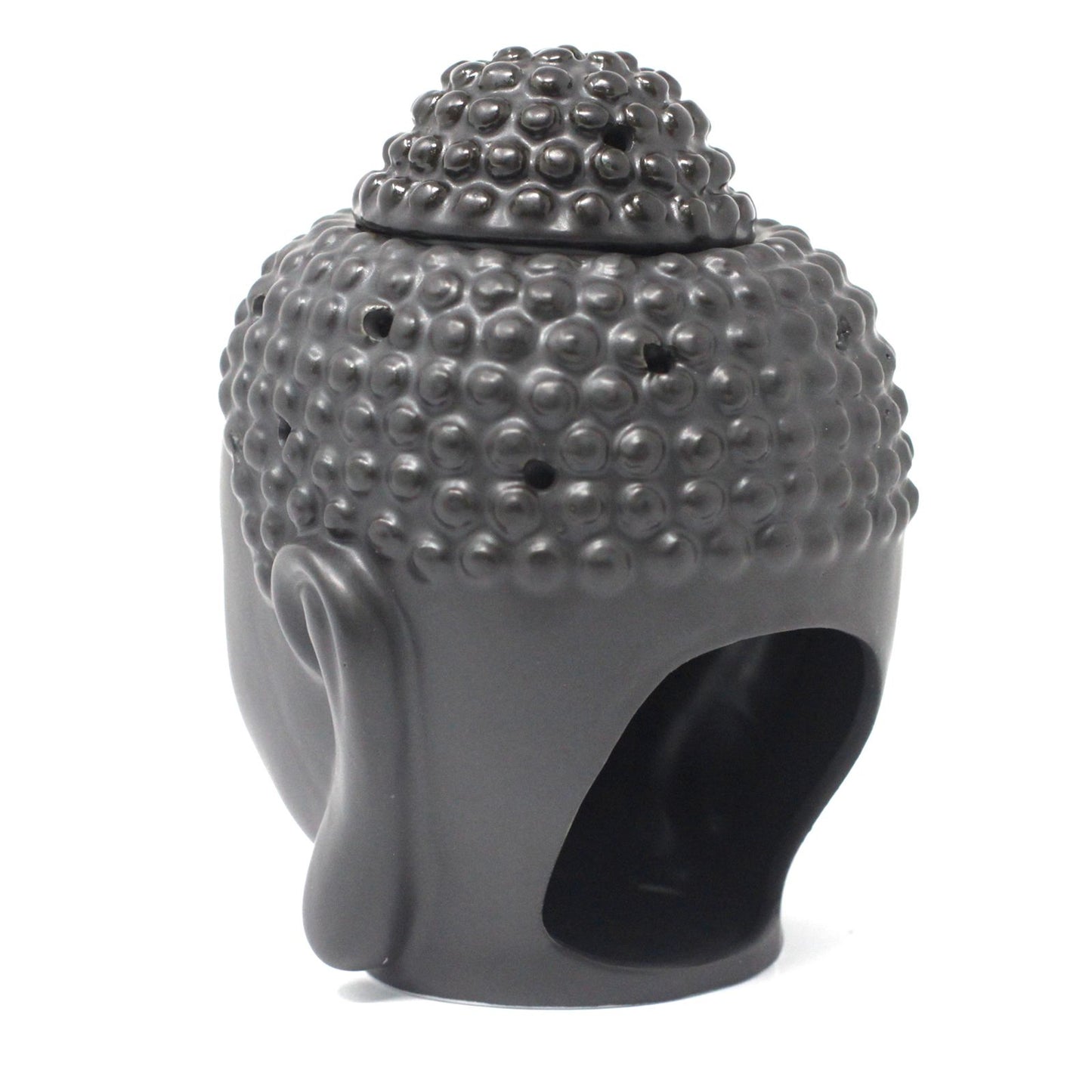 Buddha Head Oil Burner - Black