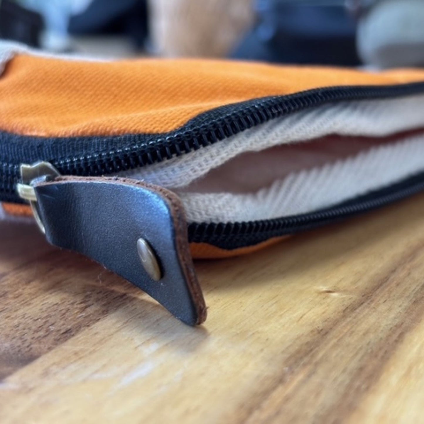 Canvas Tablet Pouch - Orange - 21x29cm