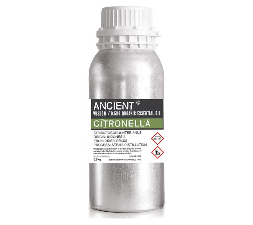 Citronella Organic Essential Oil 0.5kg