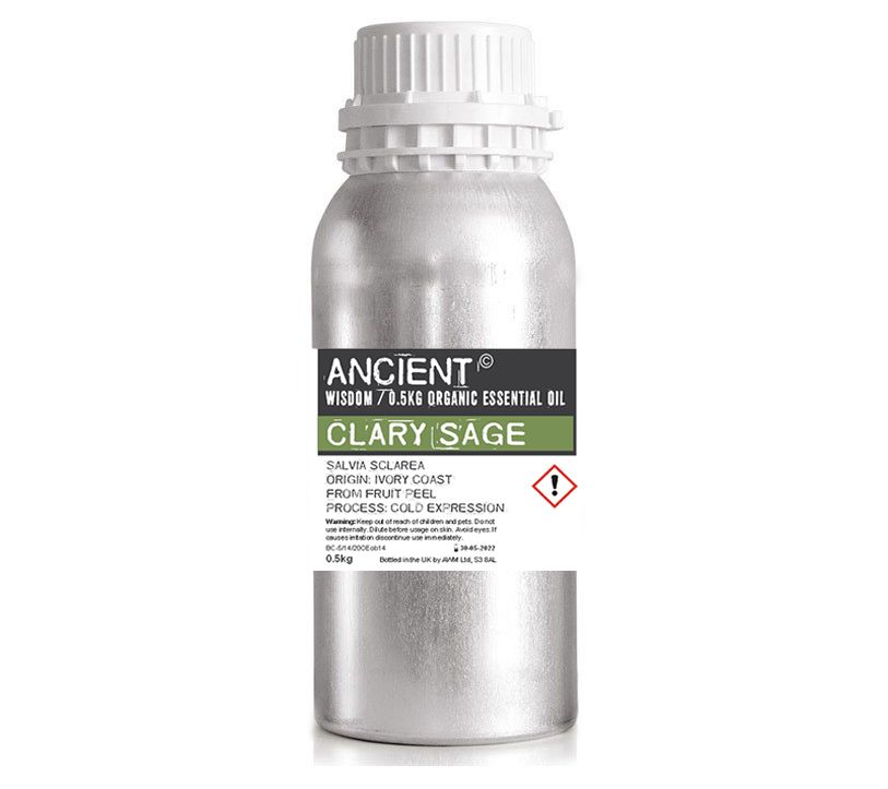Clary Sage Organic Essential Oil 0.5kg