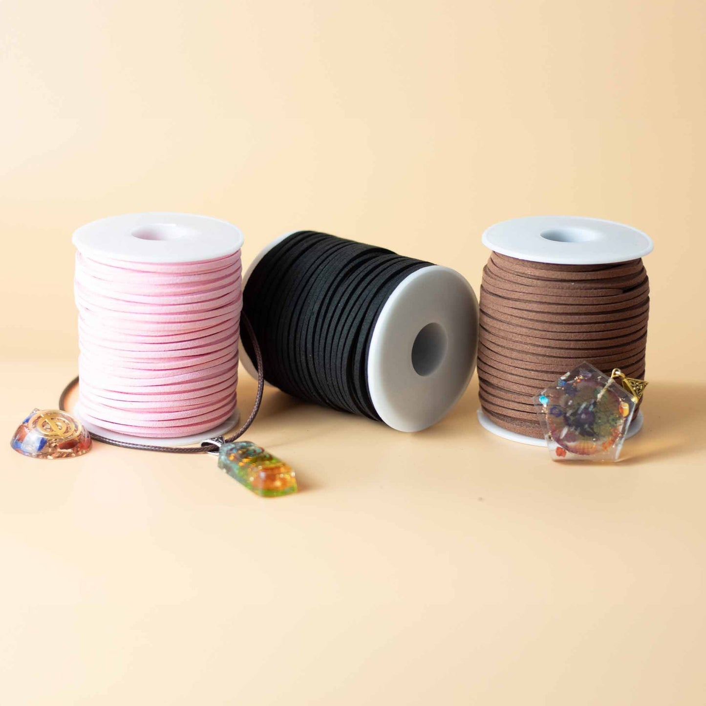 Bulk Roll Pendant Cord - 2.5mm x 45m - Black A001