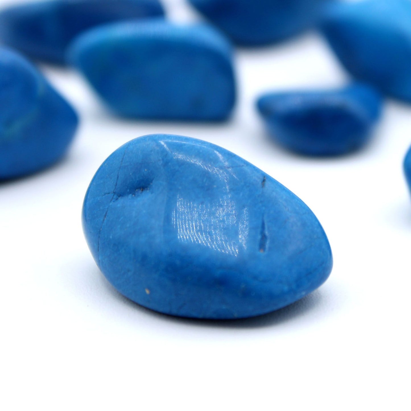 Pack of 24 L Tumble Stone - Blue Howlite