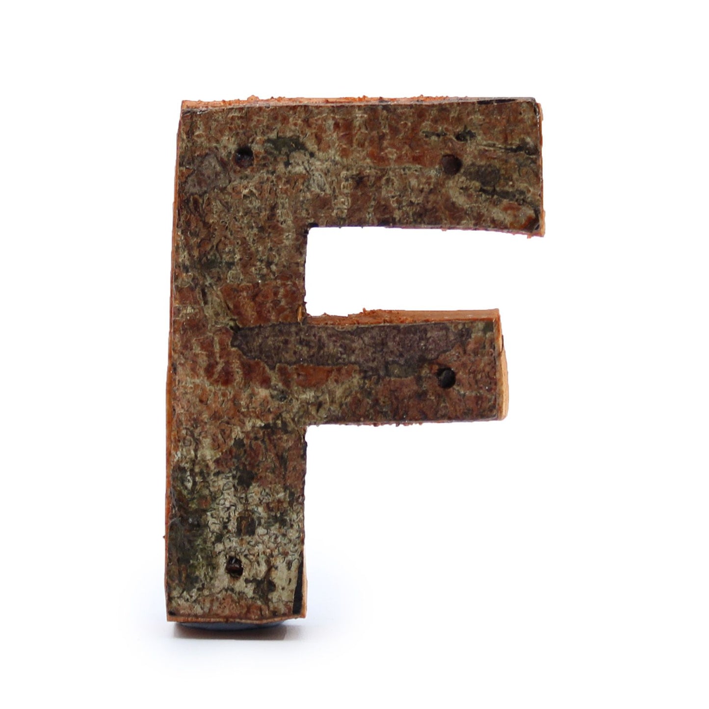 Rustic Bark Letter - "E" - 7cm