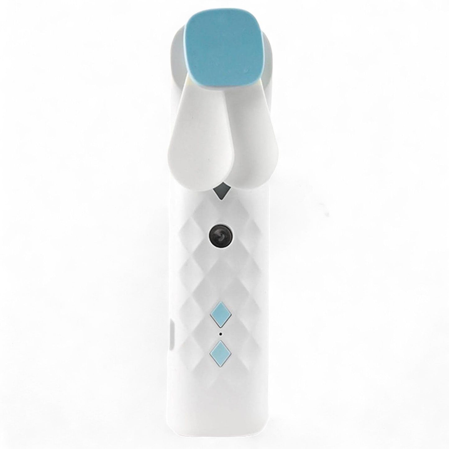 Biely nano sprej na tvár s ventilátorom - nabíjateľný cez USB