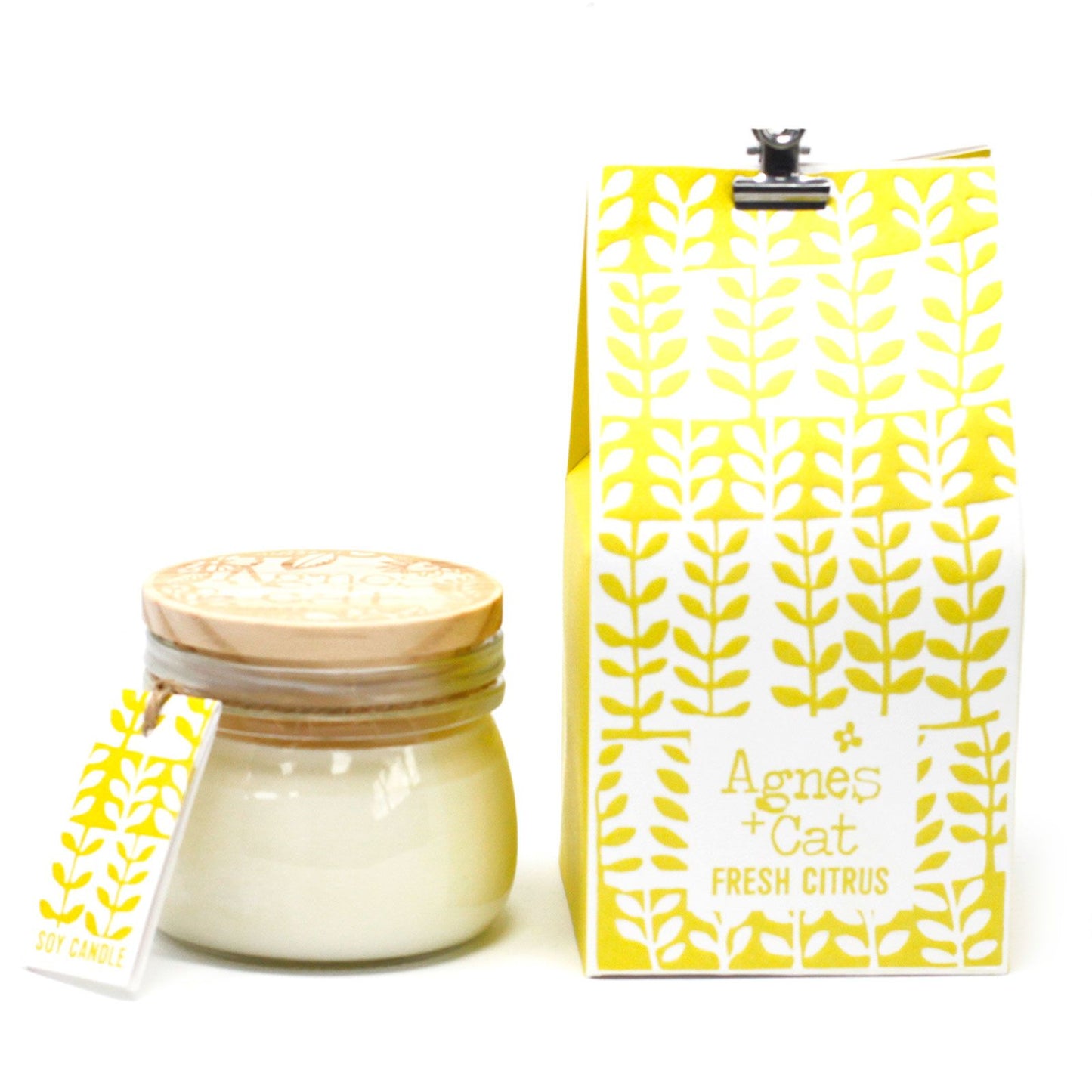 Malá sviečka Kilner v sklenenej nádobe - Citrus