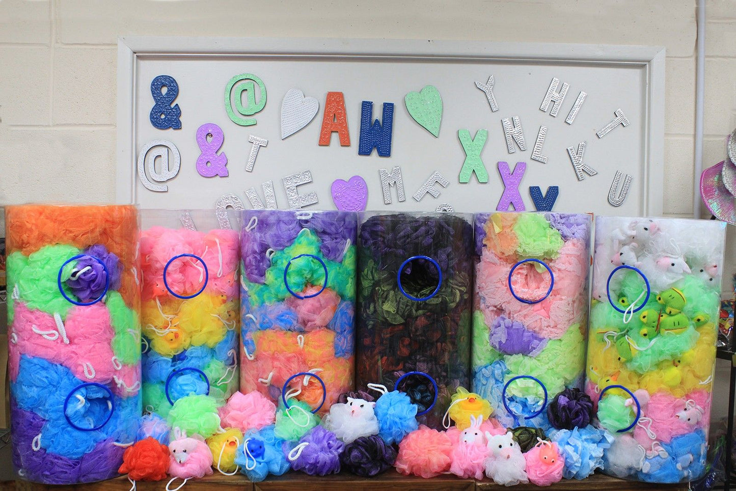 Parisian Luxury Scrunchies 5 asst (display tube) - 35gm