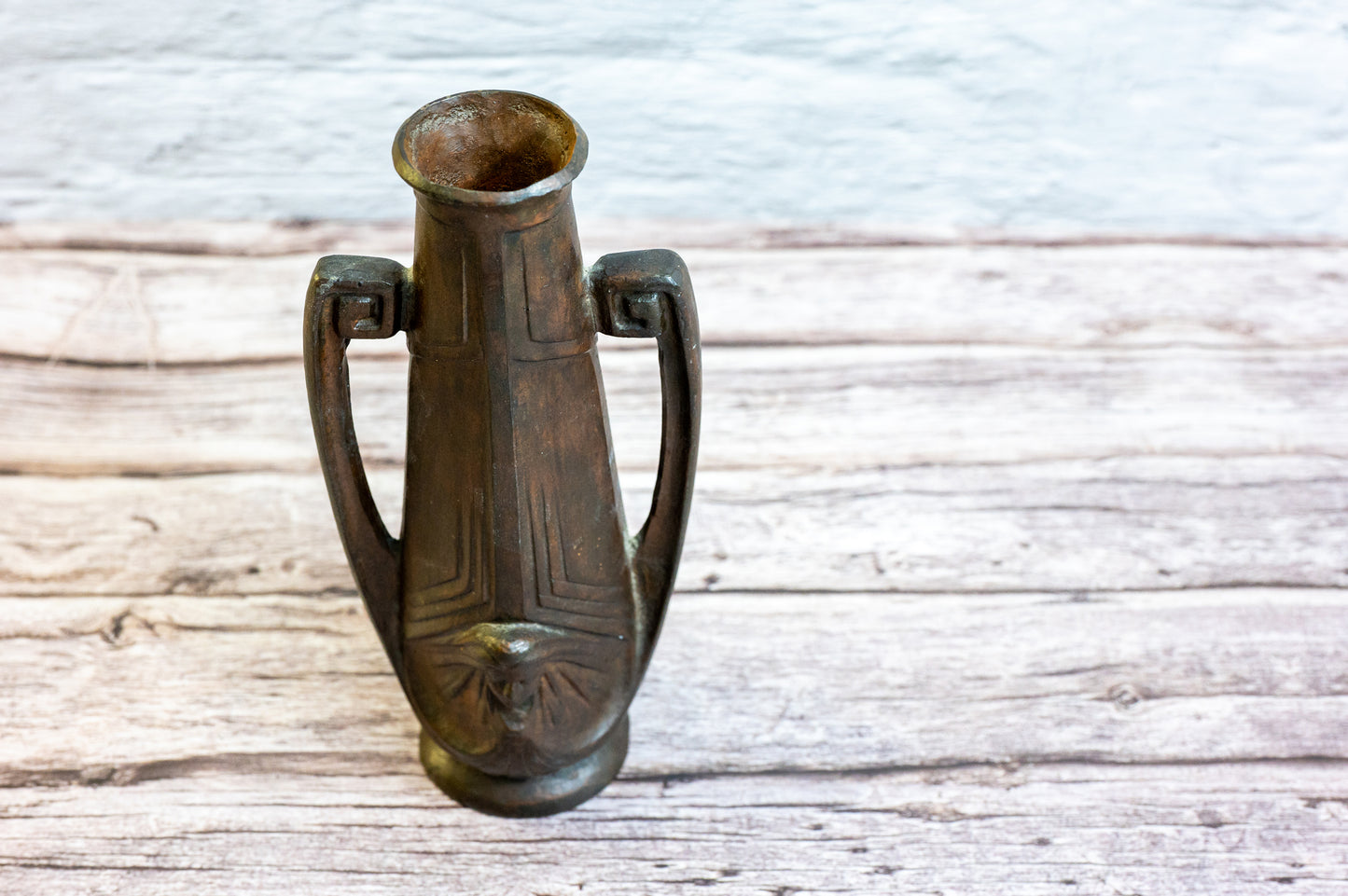 Art Nouveau Jugendstil Vase With Two Faces