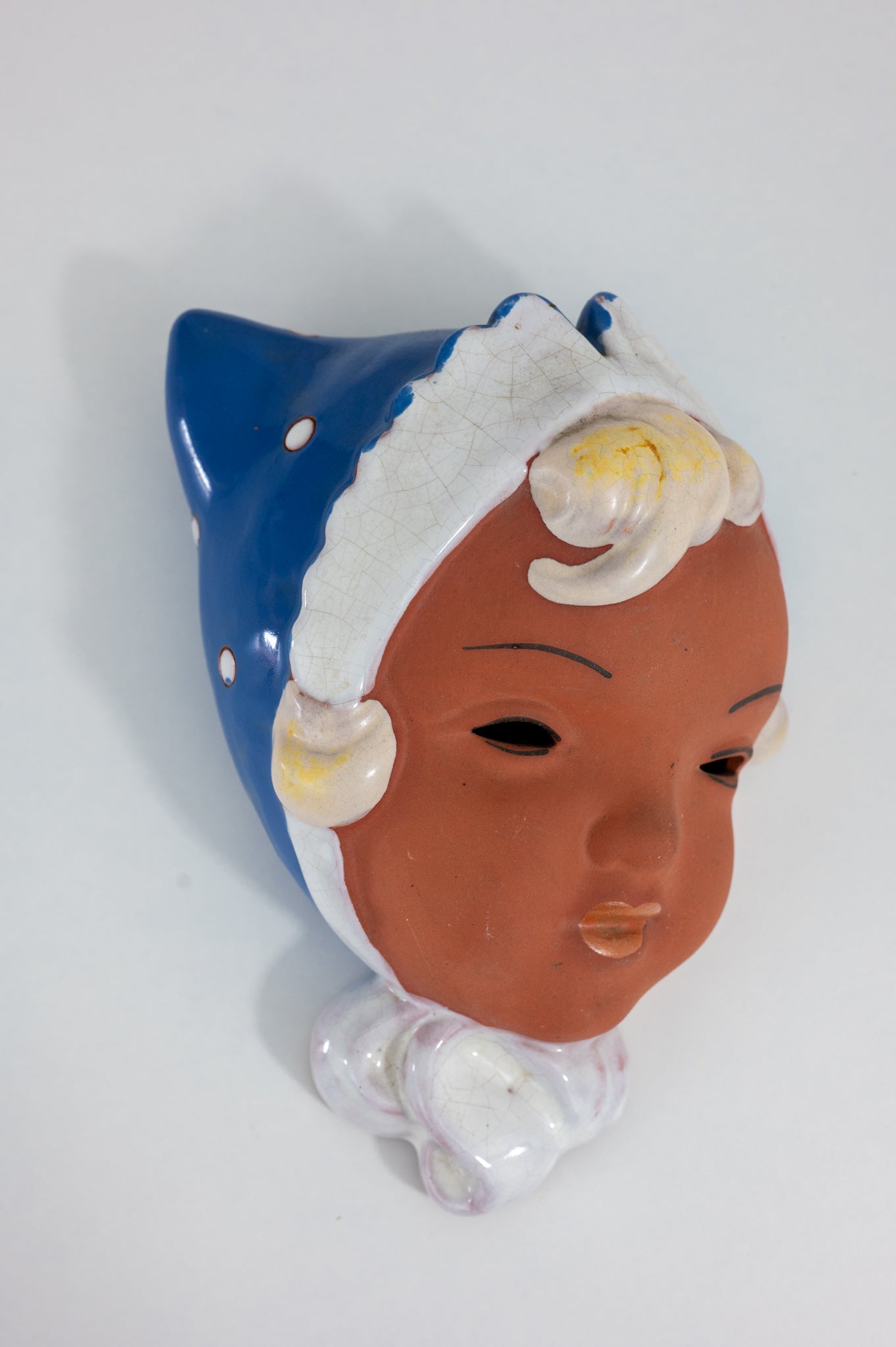 Czech Girl Terracotta Wall Mask