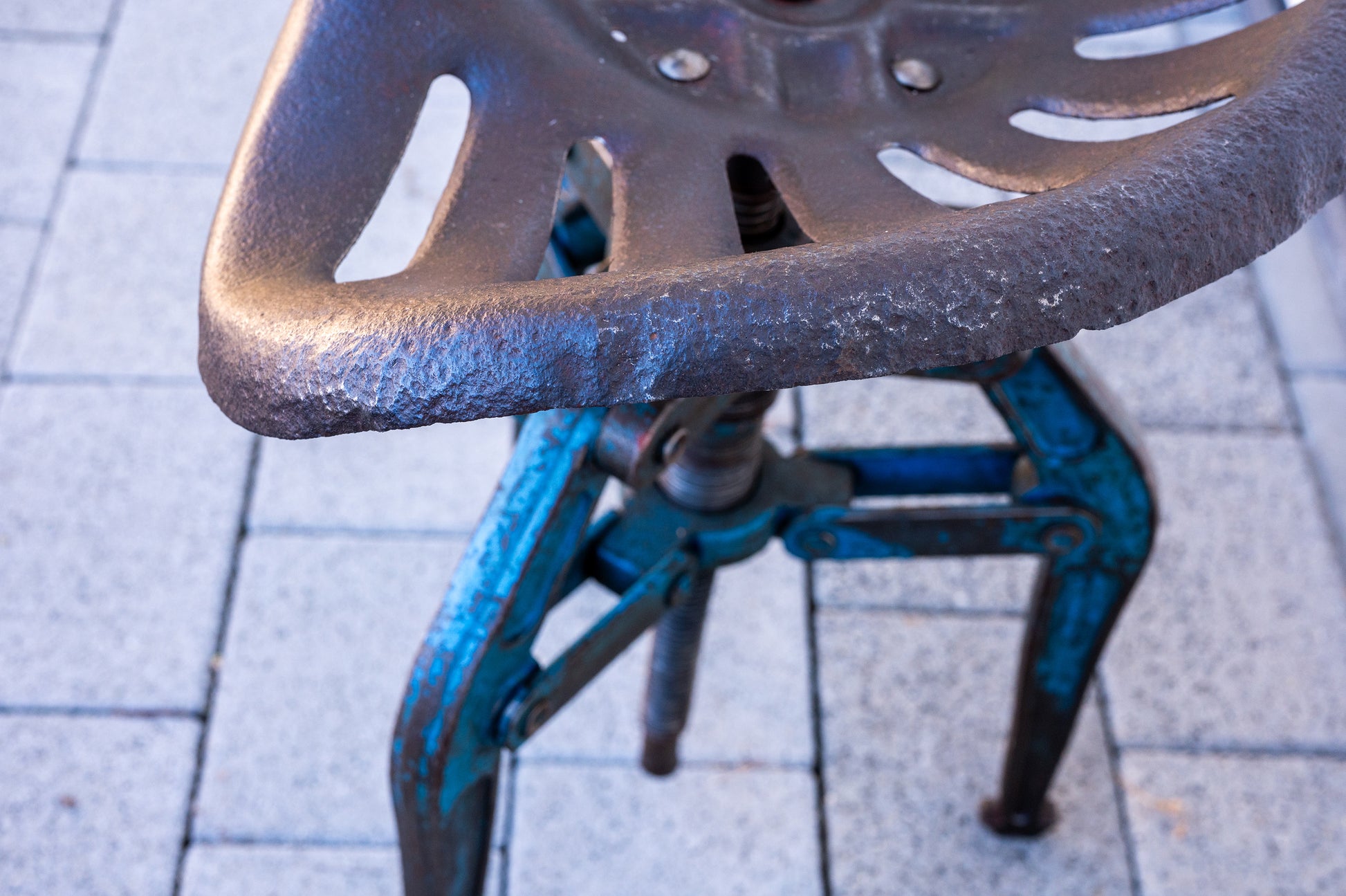 Industrial tractor stool