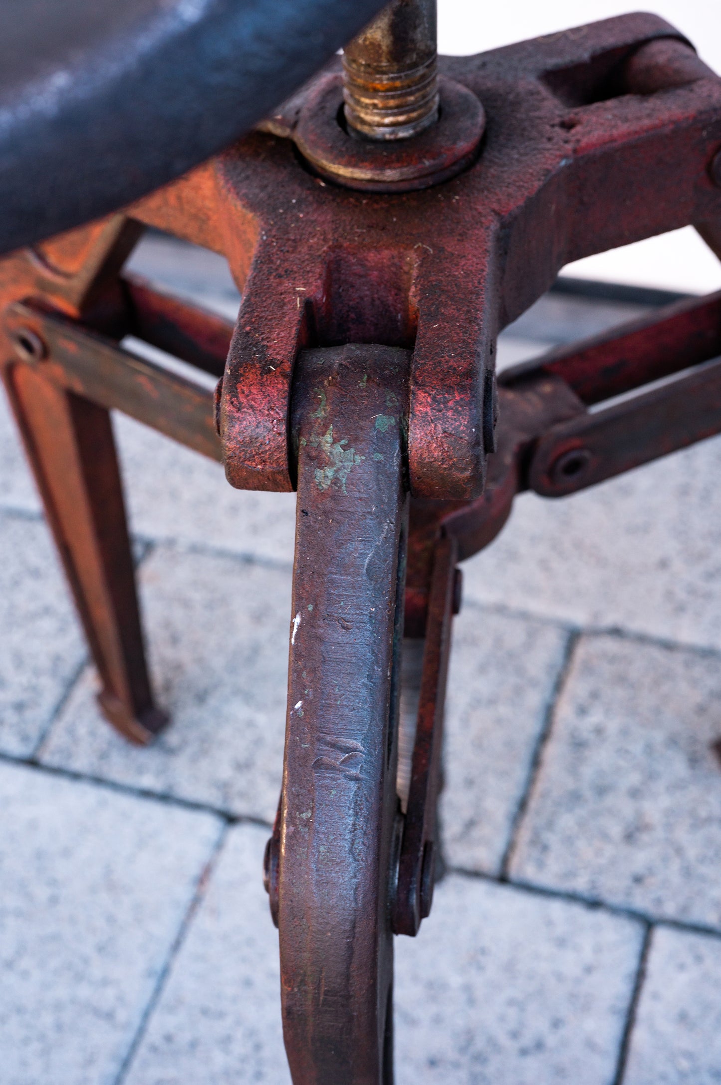 Industrial tractor stool