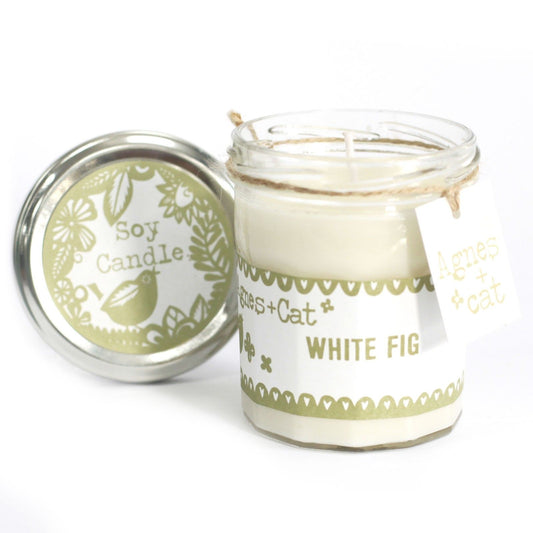 Sviečka Jam Jar - Biely Fig