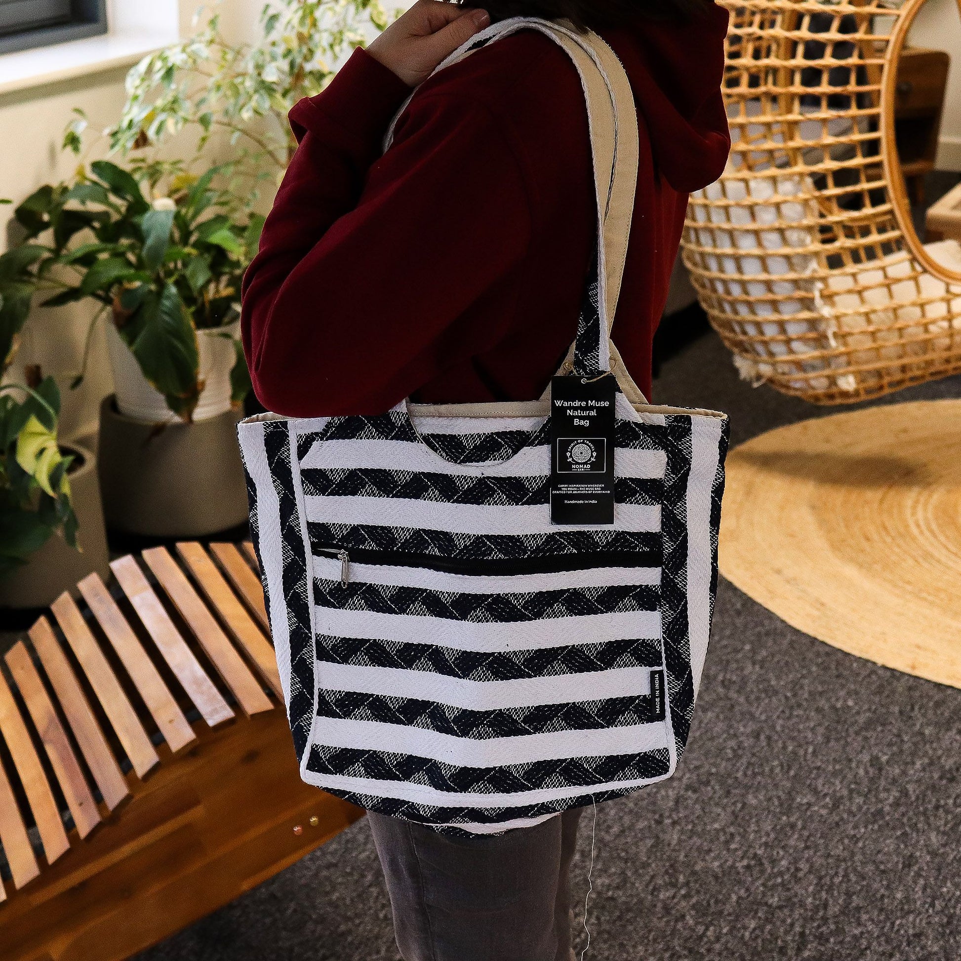 Jacquard Natural Bags - Atlas Nomad - Wander Muse Bag