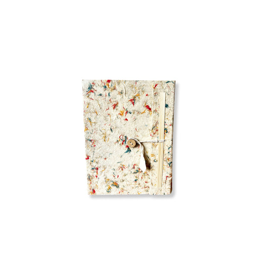 Mini Lokta Mixed Colour Cotton Notebook Lrg (12x8cm) 40 leafs