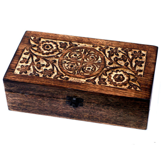 Mangový aromaterapeutický box - kvetinový (kapacita 24+1)