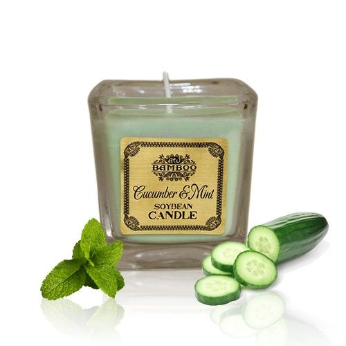 Soybean Jar Candle - Cucumber & Mint