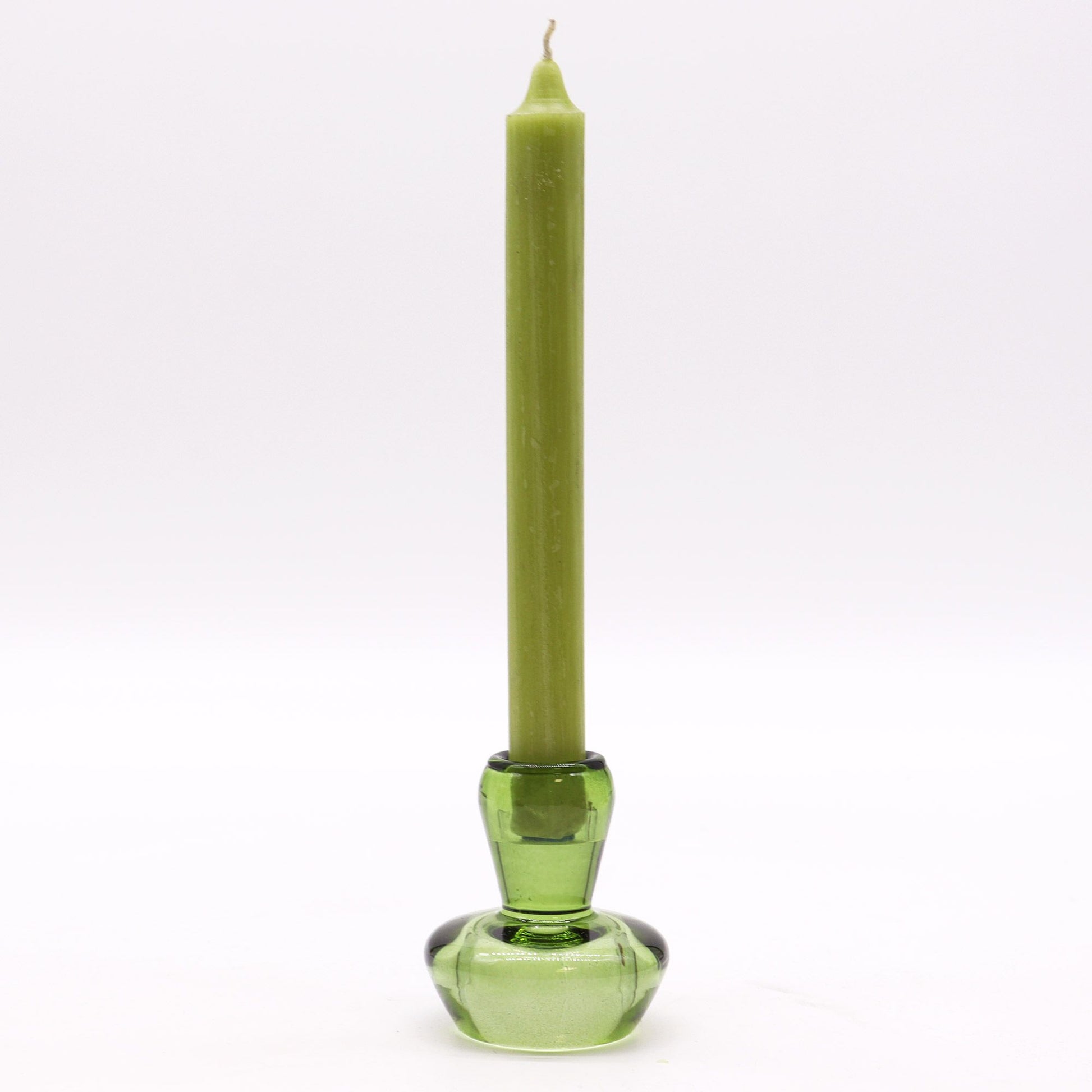 Set of 2 Mushroom Flip Dinner Candle / Tealight Holder - Garden Jade