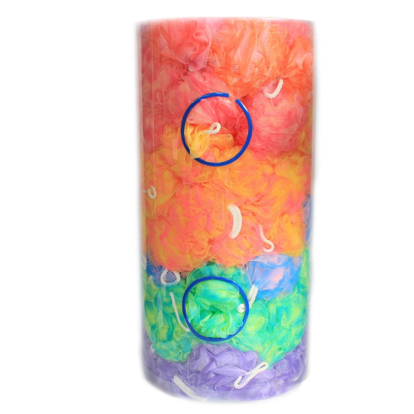 Pretty Variegated  Scrunchies 4 asst (display tube) - 40gm