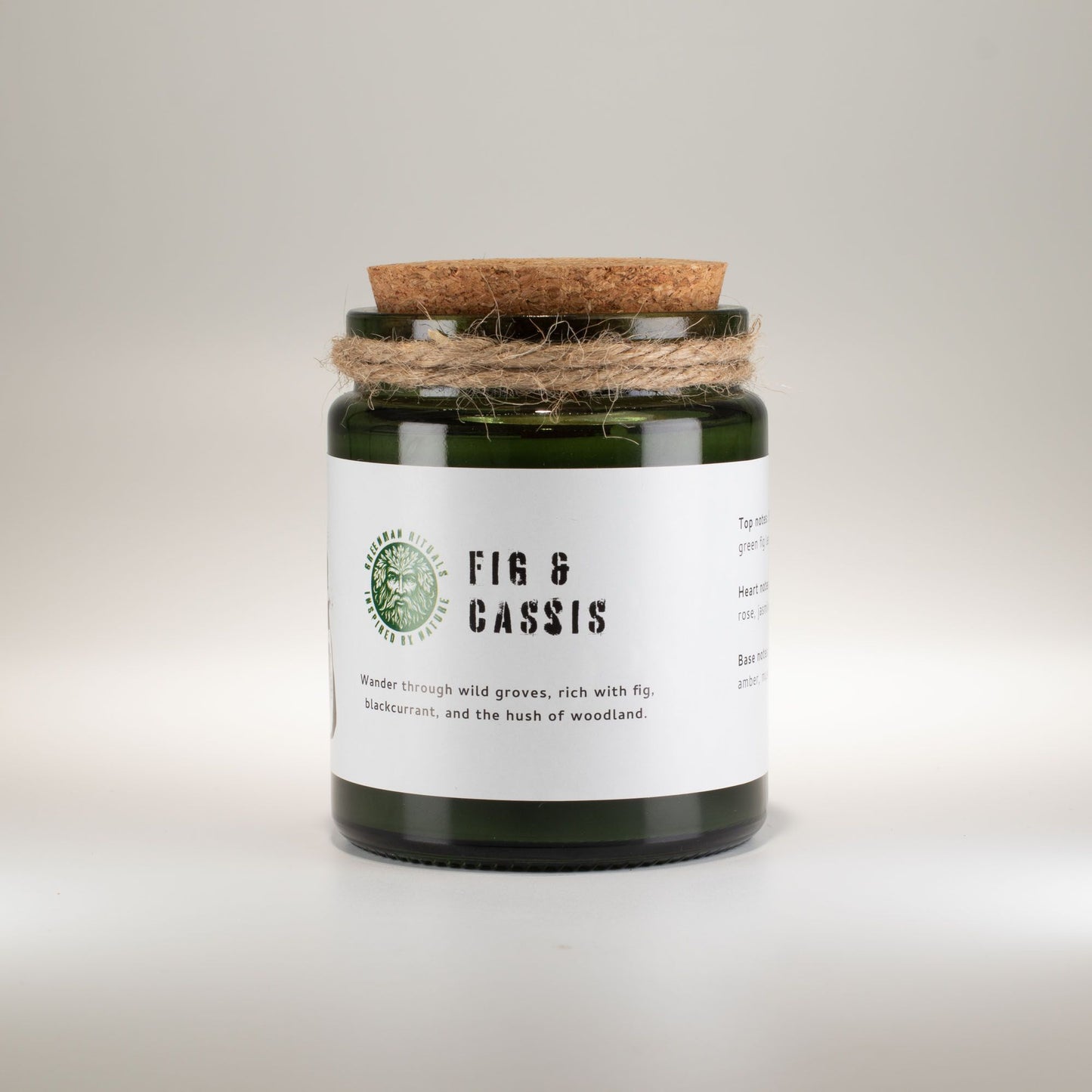 Greenman Woodwick Soy Candle - Crushed Fig & Cassis